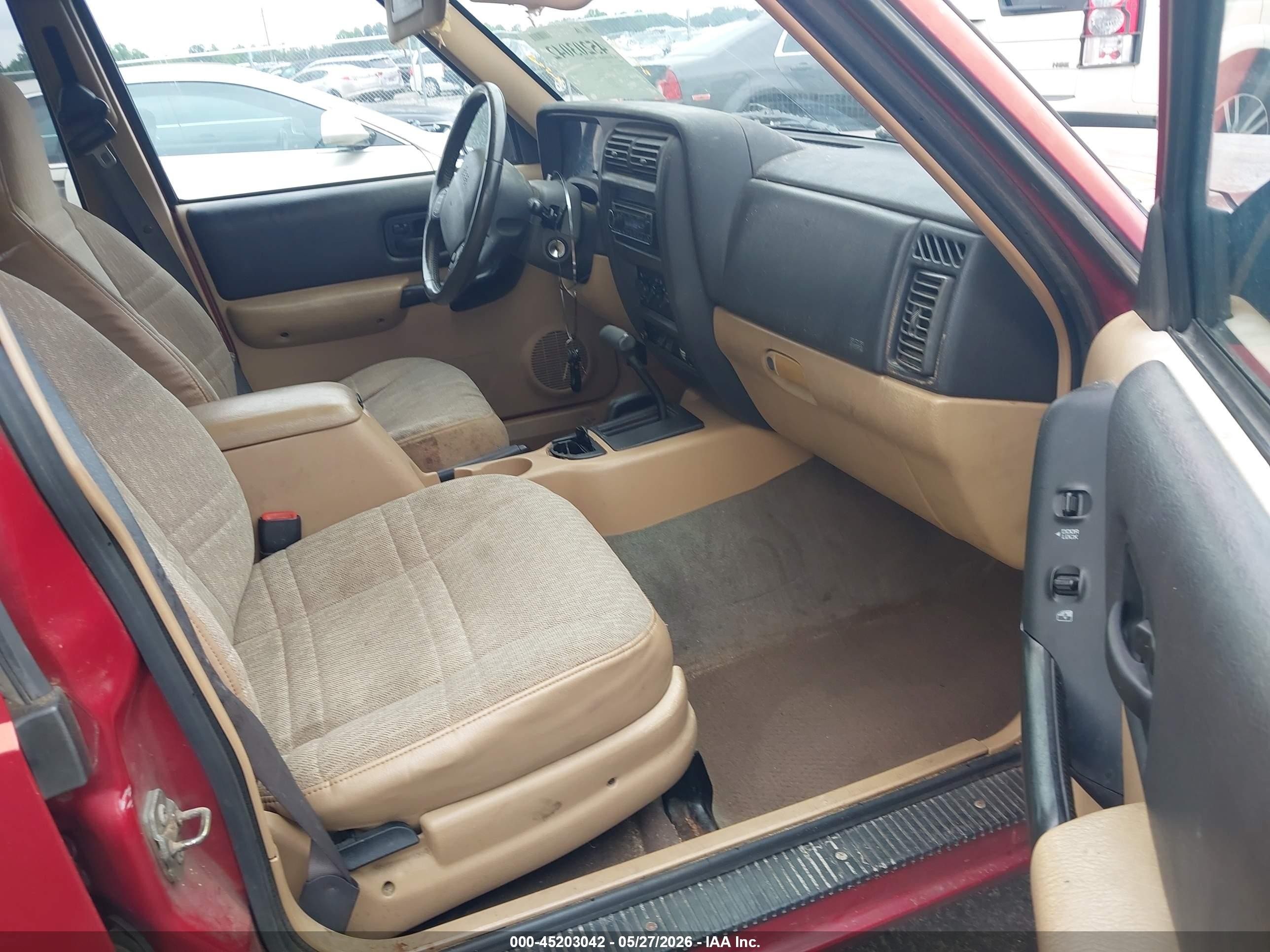 1999 Jeep Cherokee Classic/sport Красный vin: 1J4FF68S3XL550667