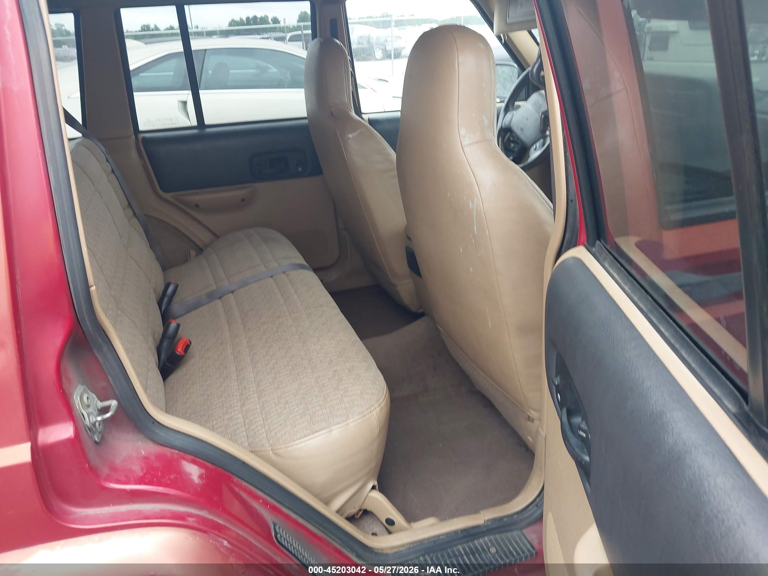 1999 Jeep Cherokee Classic/sport Красный vin: 1J4FF68S3XL550667