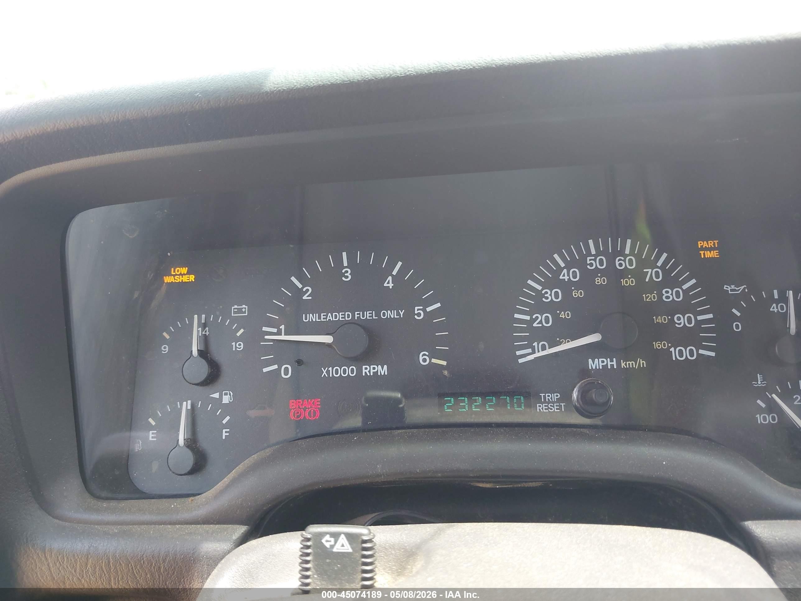 1999 Jeep Cherokee Classic/sport Оранжевый vin: 1J4FF68S3XL591820