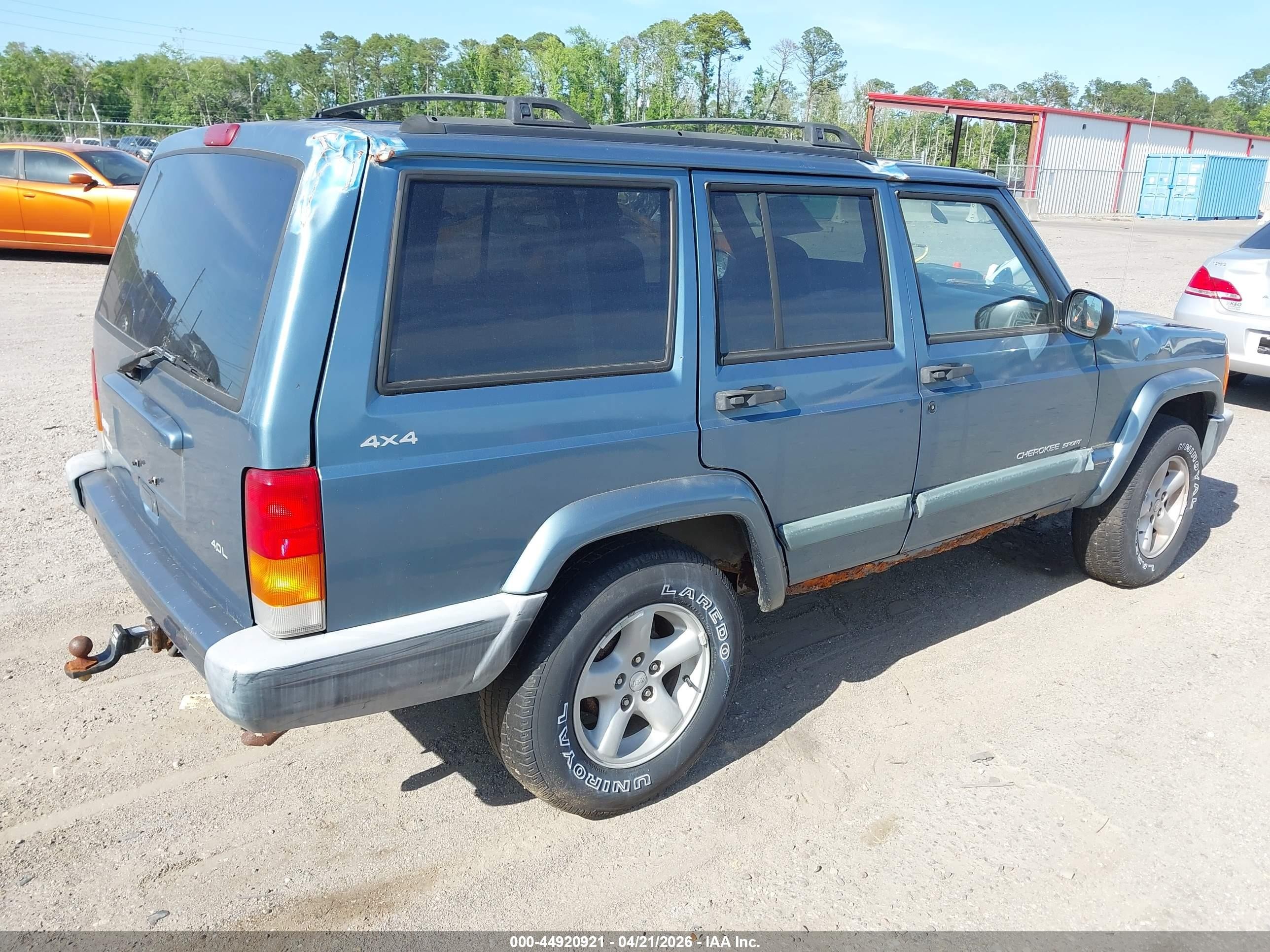1999 Jeep Cherokee Classic/sport Синий vin: 1J4FF68S3XL623679