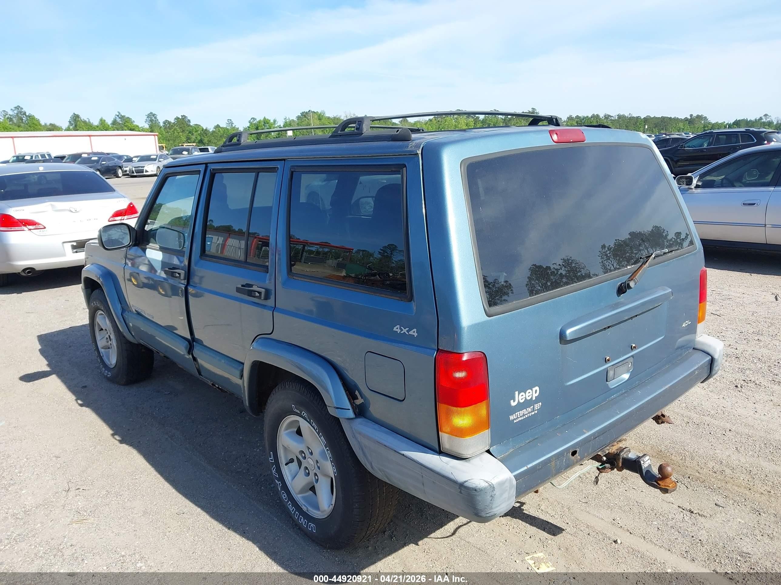 1999 Jeep Cherokee Classic/sport Синий vin: 1J4FF68S3XL623679