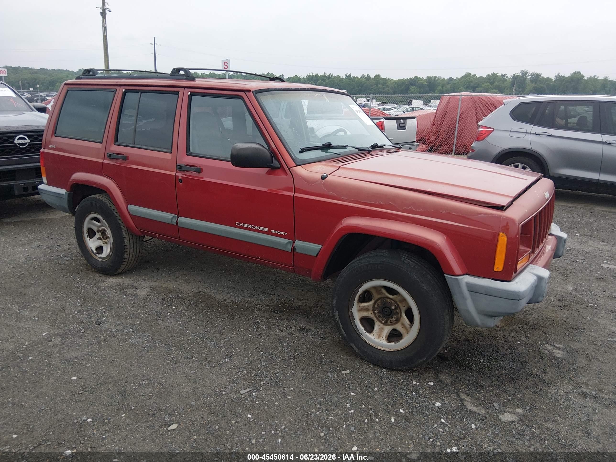1999 Jeep Cherokee Classic/sport Burgundy vin: 1J4FF68S3XL630941