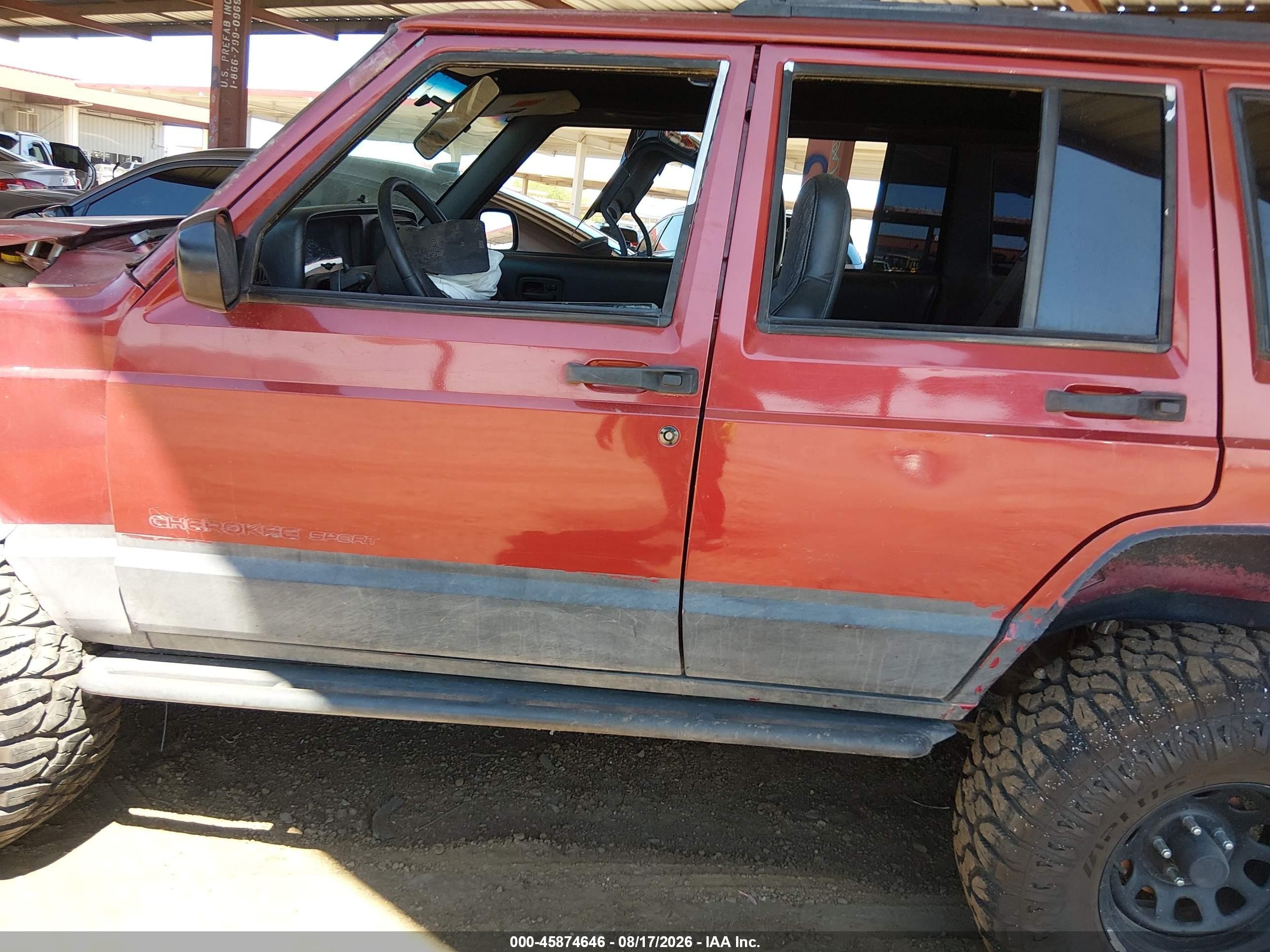 1999 Jeep Cherokee Classic/sport Red vin: 1J4FF68S4XL626770