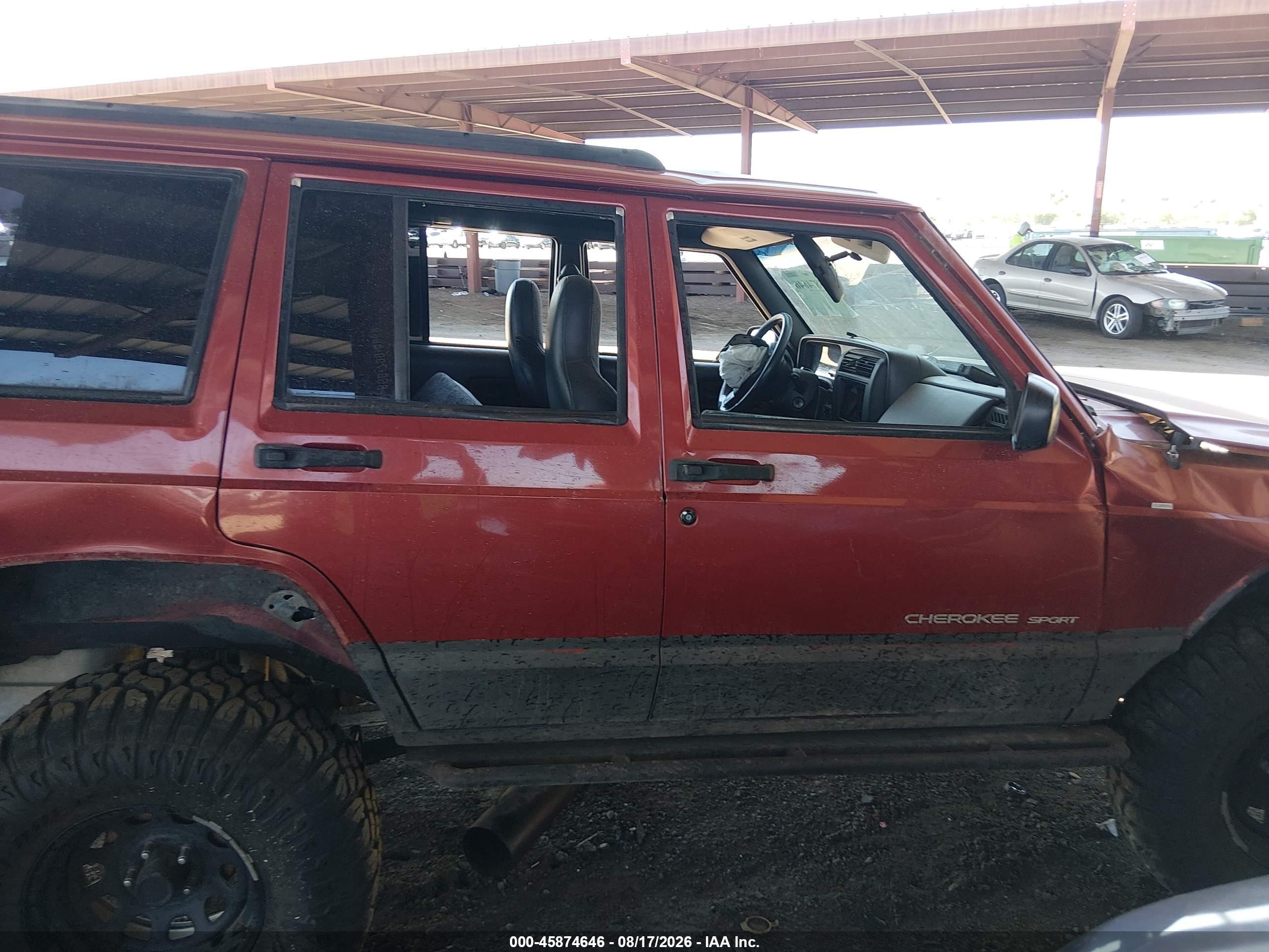 1999 Jeep Cherokee Classic/sport Red vin: 1J4FF68S4XL626770