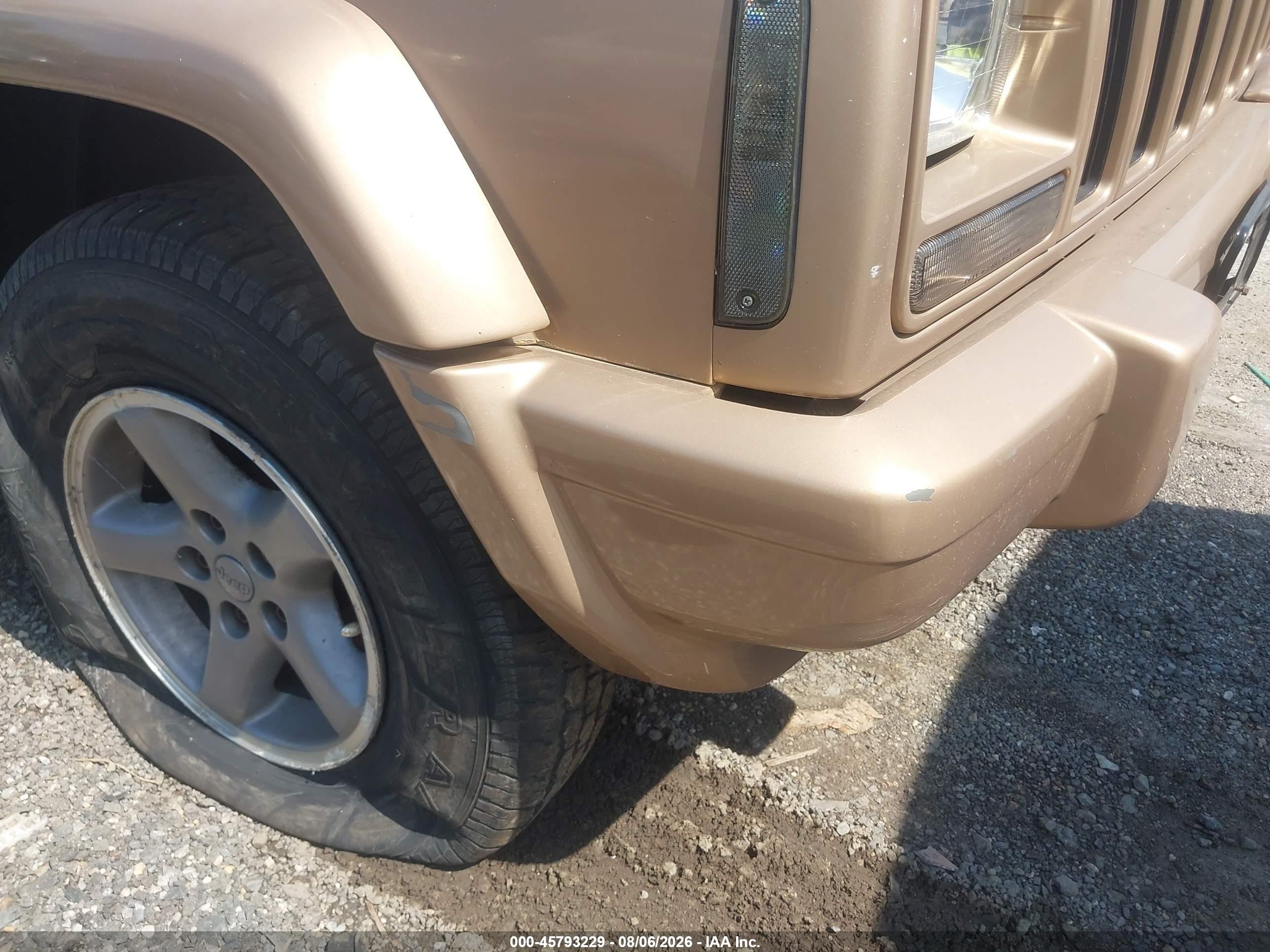 1999 Jeep Cherokee Classic/sport Tan vin: 1J4FF68S5XL518027