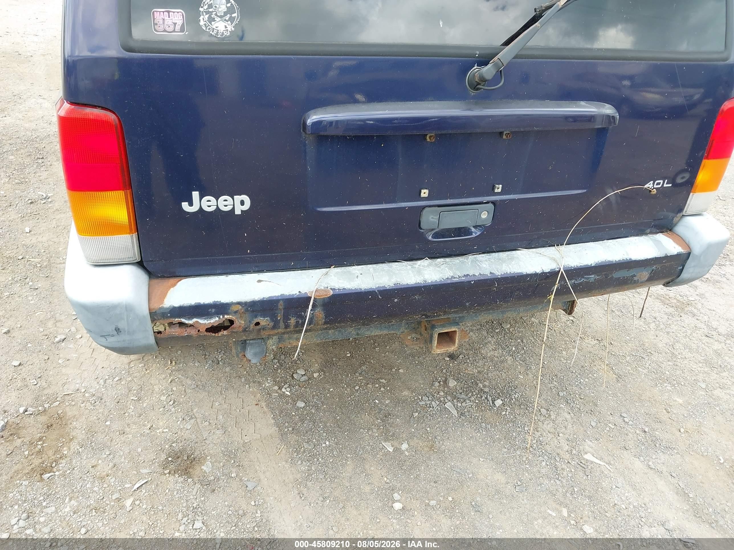 1999 Jeep Cherokee Classic/sport Purple vin: 1J4FF68S5XL593357