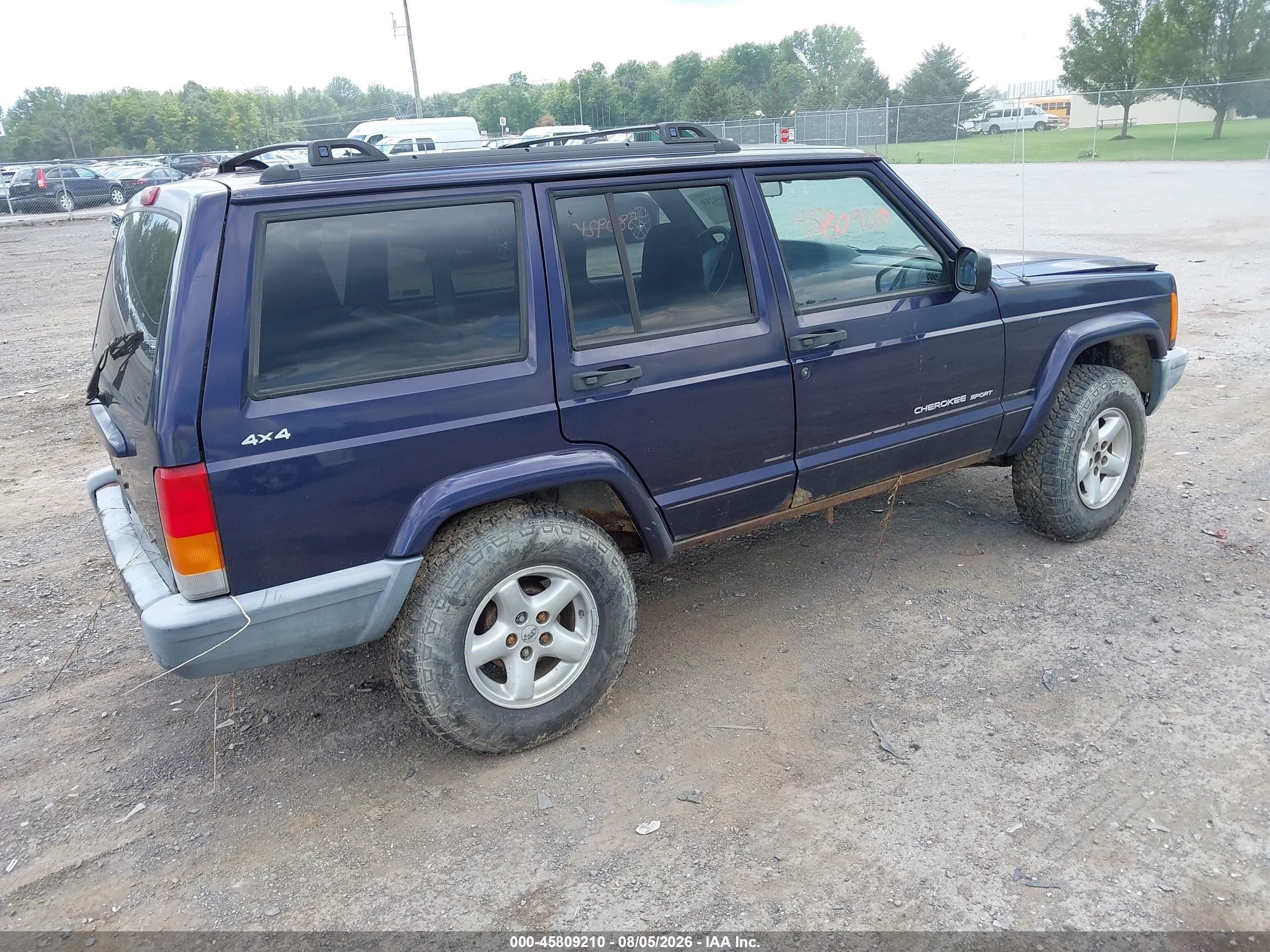 1999 Jeep Cherokee Classic/sport Purple vin: 1J4FF68S5XL593357