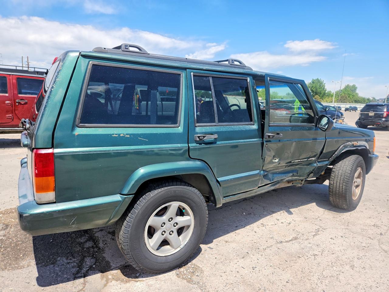 1999 Jeep Cherokee Sport/classic Green vin: 1J4FF68S5XL607970