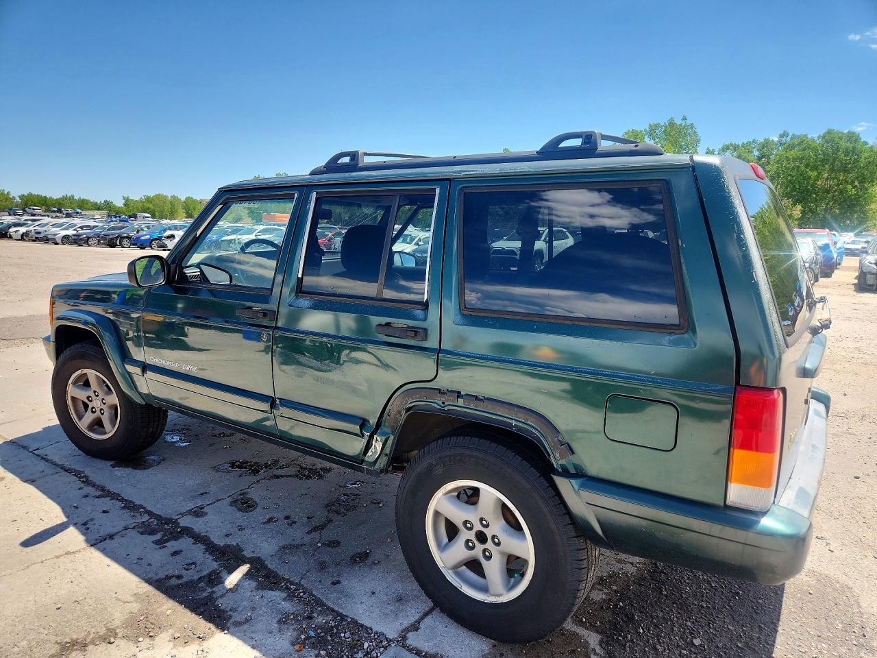 1999 Jeep Cherokee Sport/classic Green vin: 1J4FF68S5XL607970