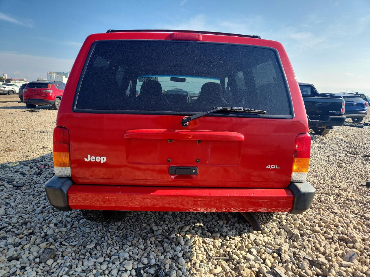 1999 Jeep Cherokee Red vin: 1J4FF68S5XL614739