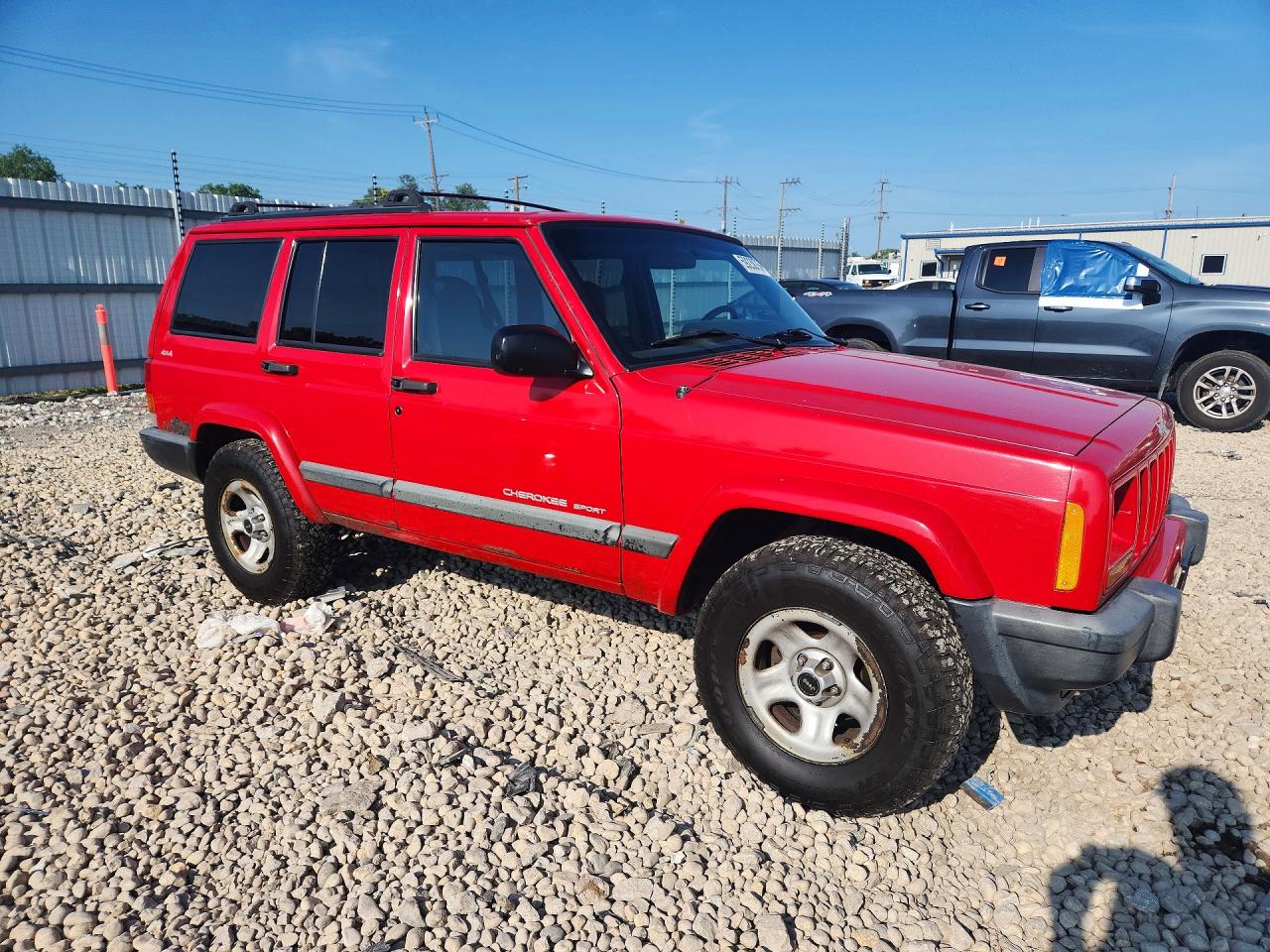 1999 Jeep Cherokee Red vin: 1J4FF68S5XL614739