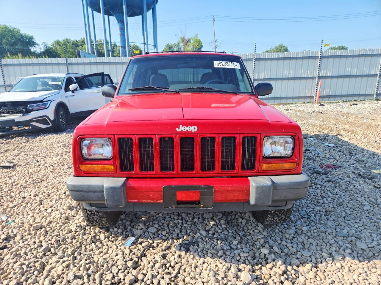 1999 Jeep Cherokee Red vin: 1J4FF68S5XL614739