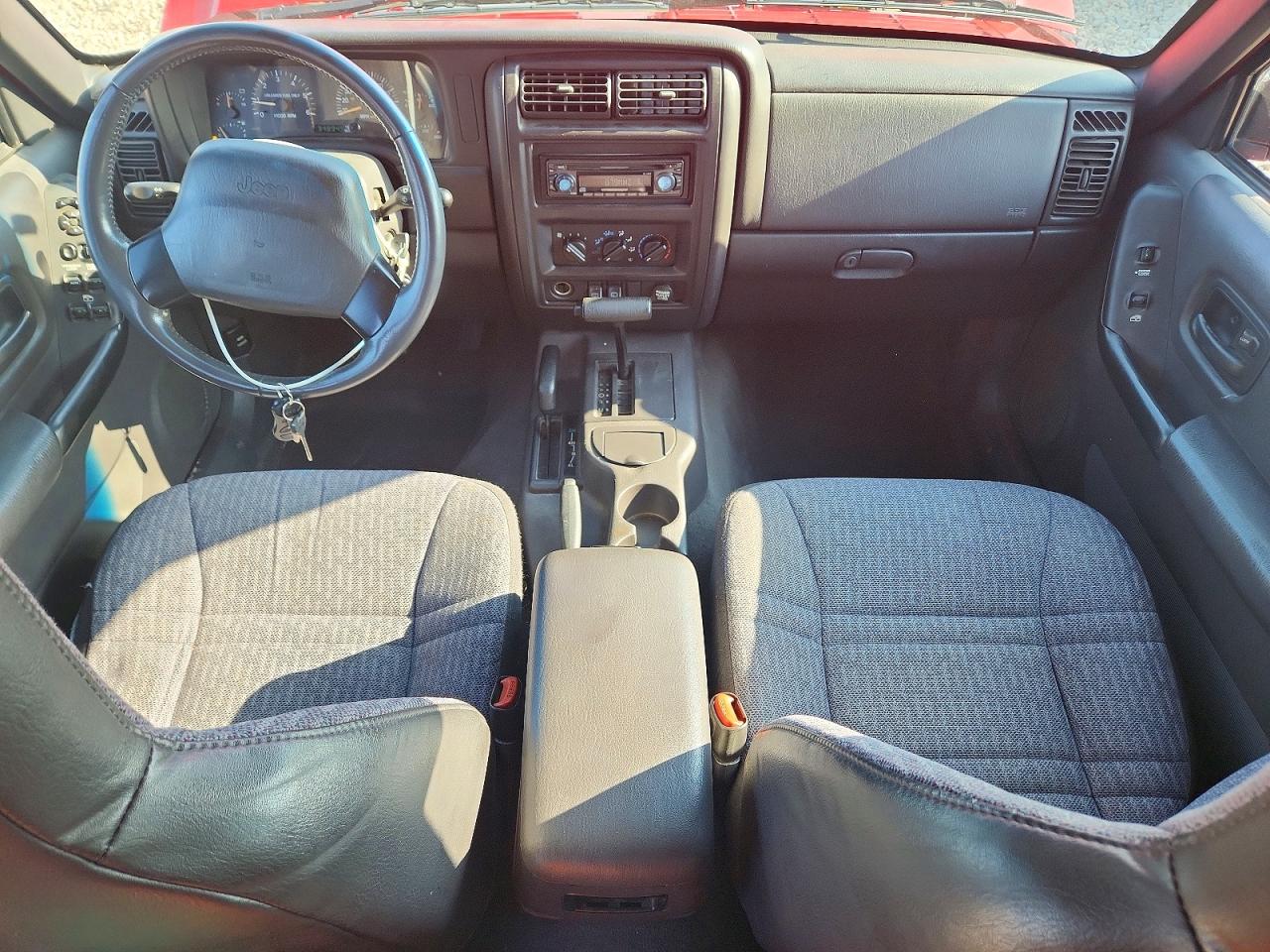 1999 Jeep Cherokee Red vin: 1J4FF68S5XL614739