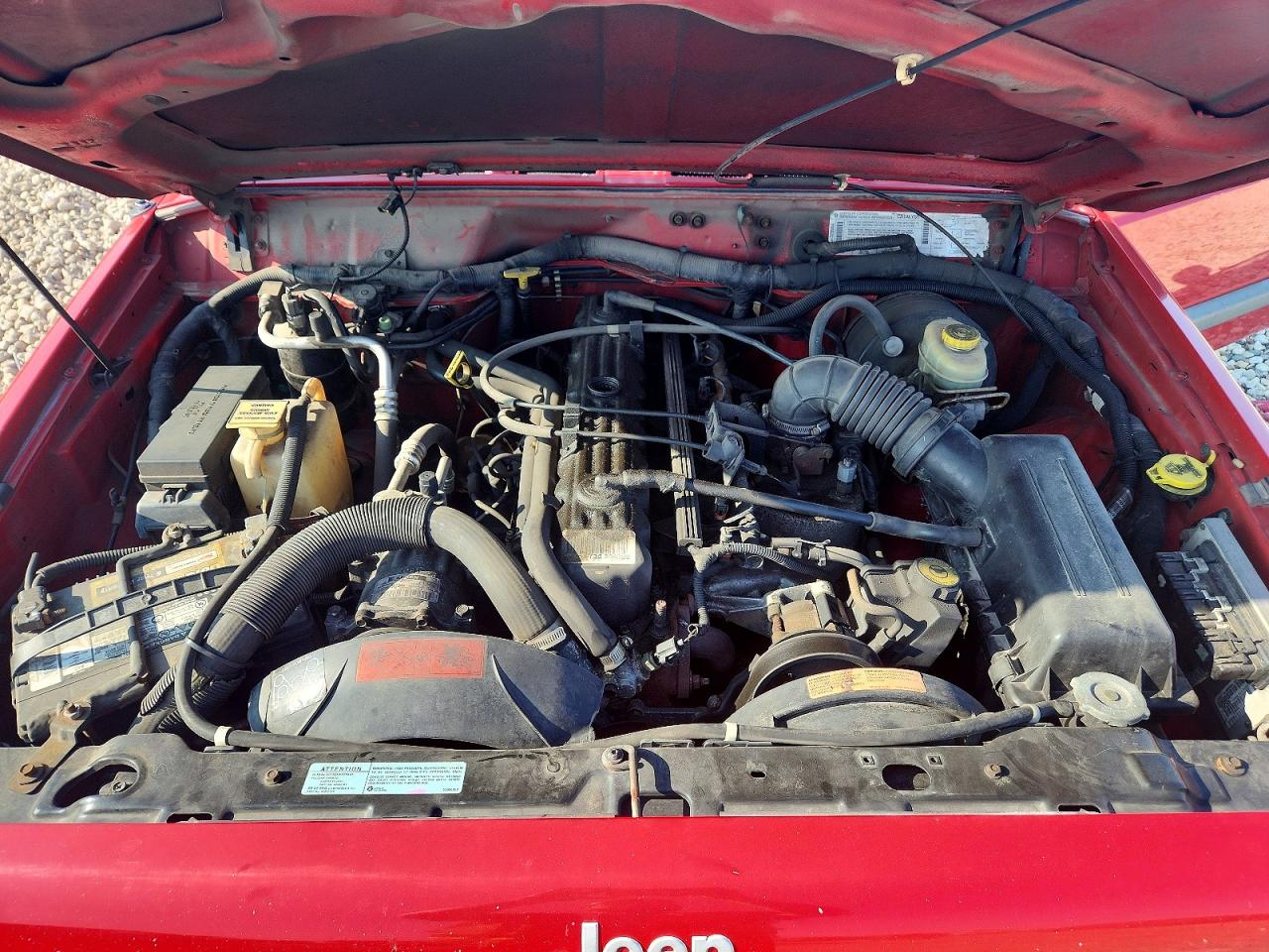 1999 Jeep Cherokee Red vin: 1J4FF68S5XL614739