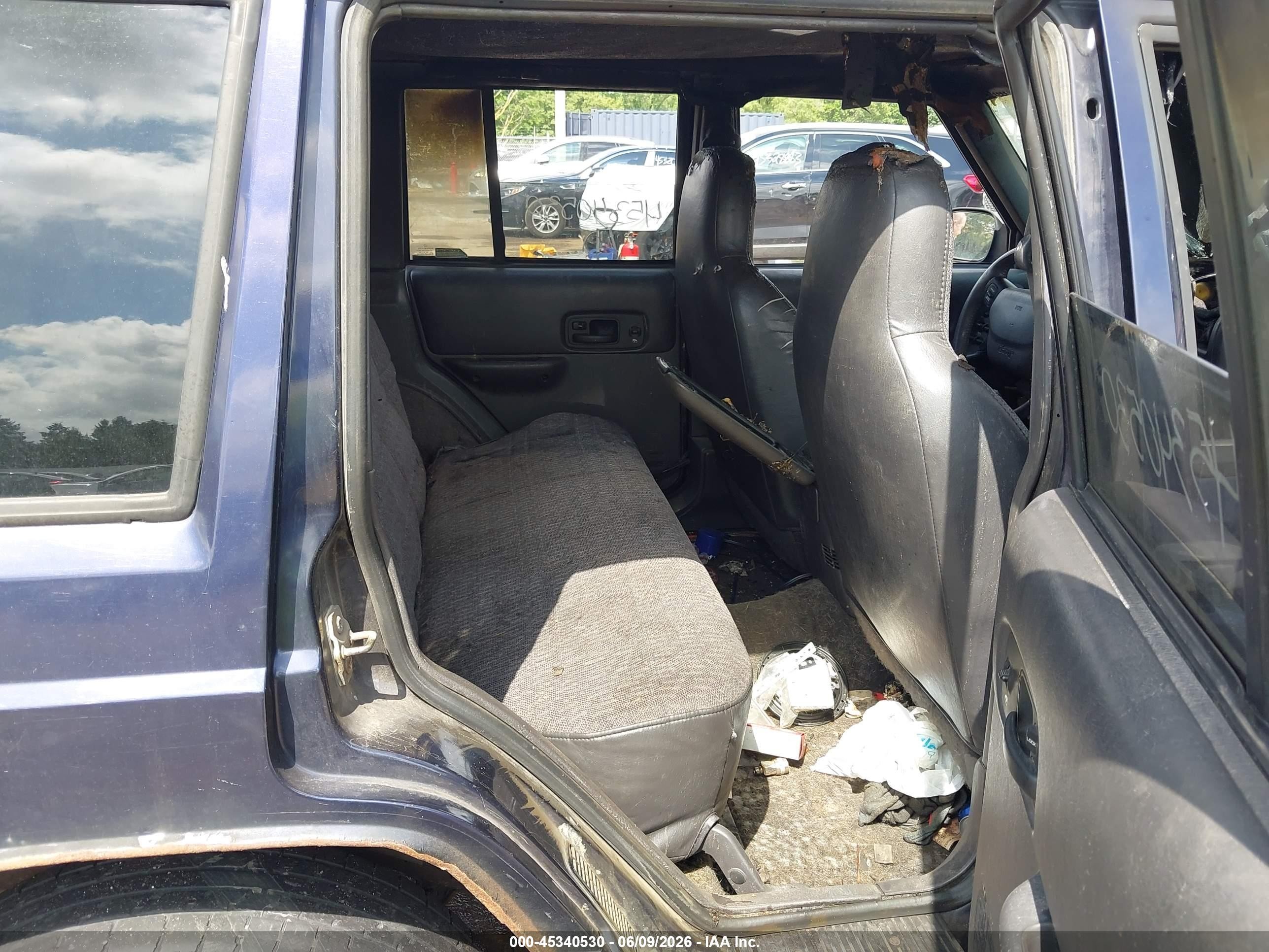 1999 Jeep Cherokee Classic/sport Blue vin: 1J4FF68S6XL647913