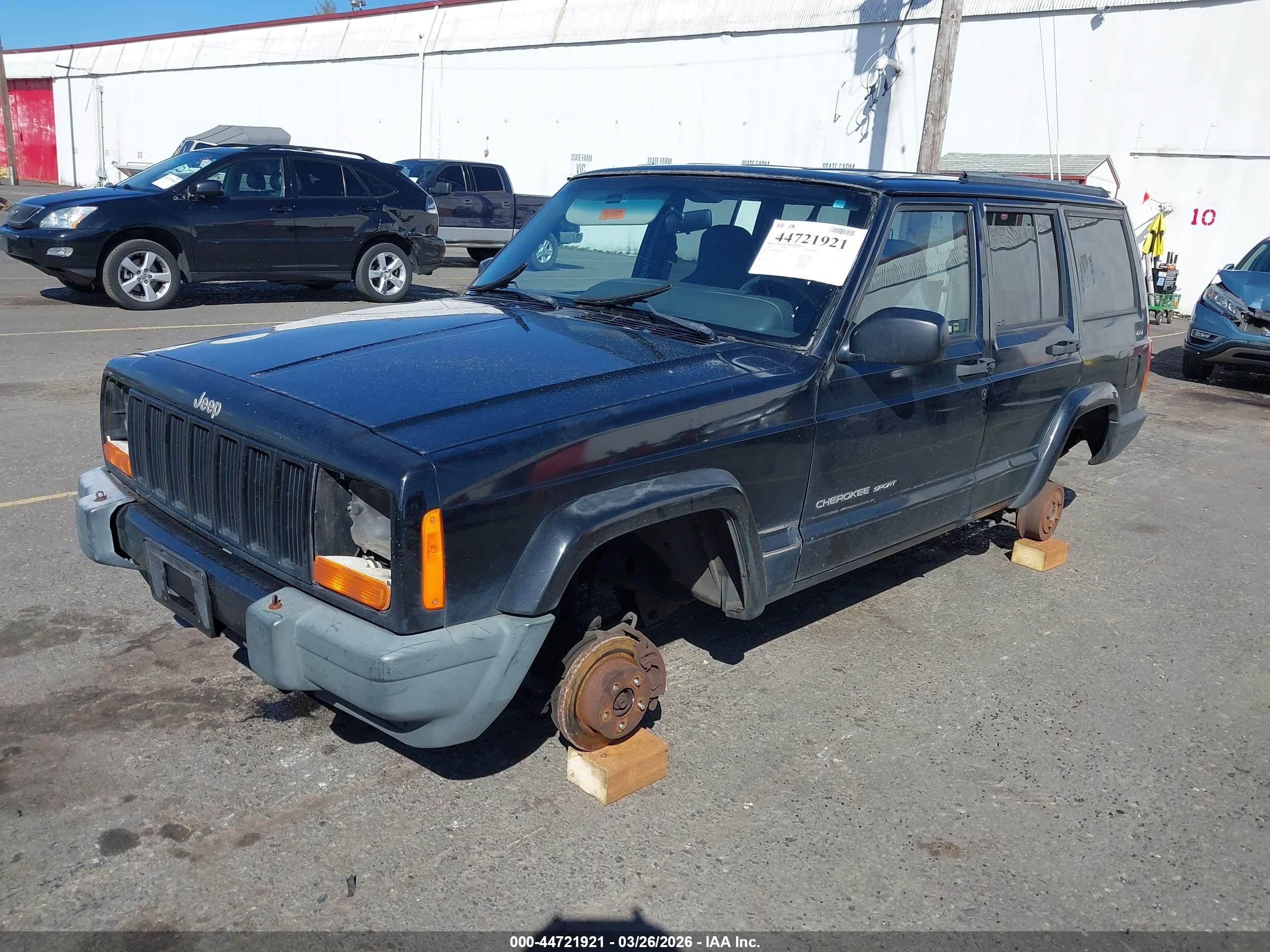 1999 Jeep Cherokee Classic/sport Black vin: 1J4FF68S6XL663934