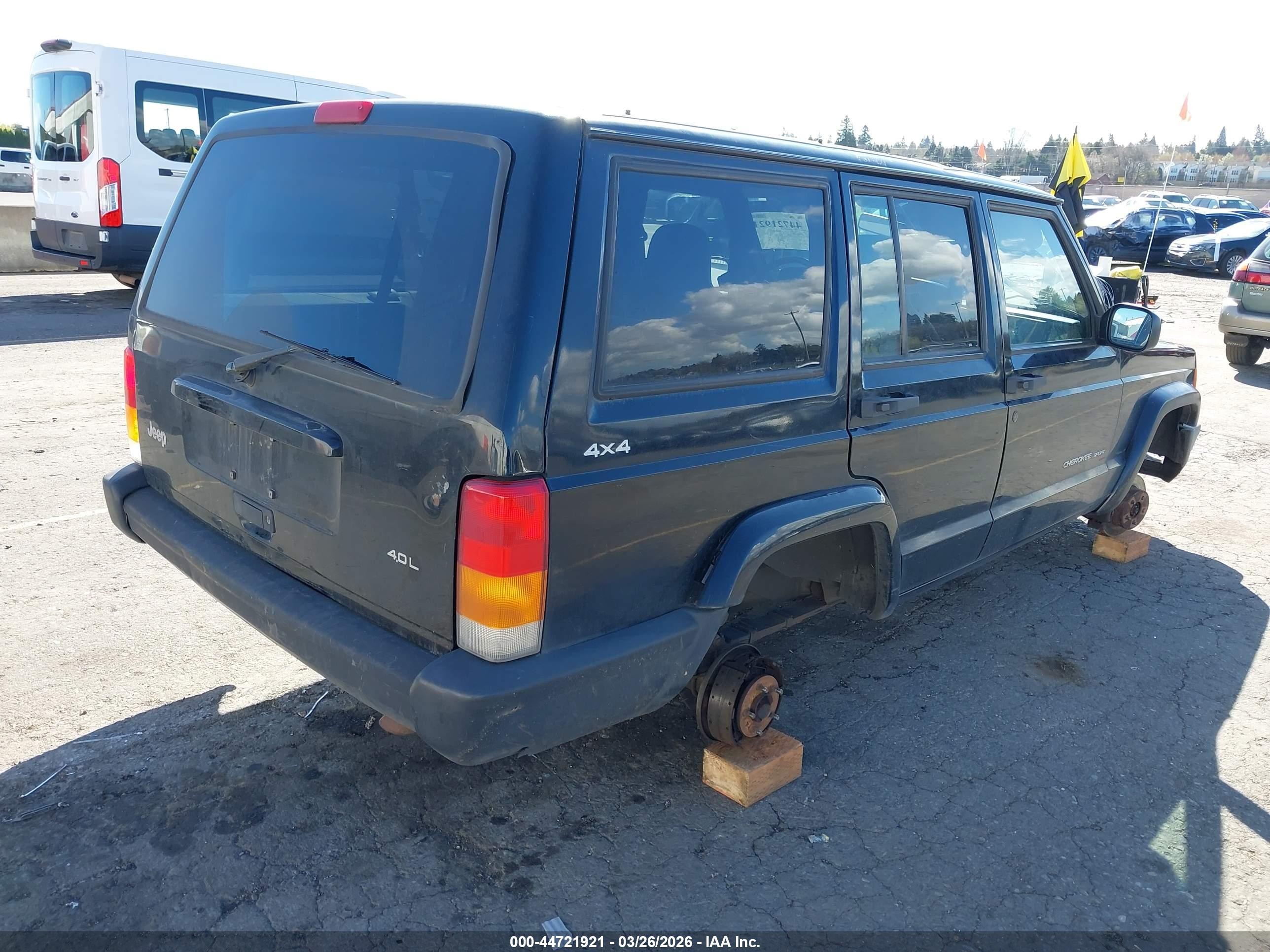 1999 Jeep Cherokee Classic/sport Black vin: 1J4FF68S6XL663934