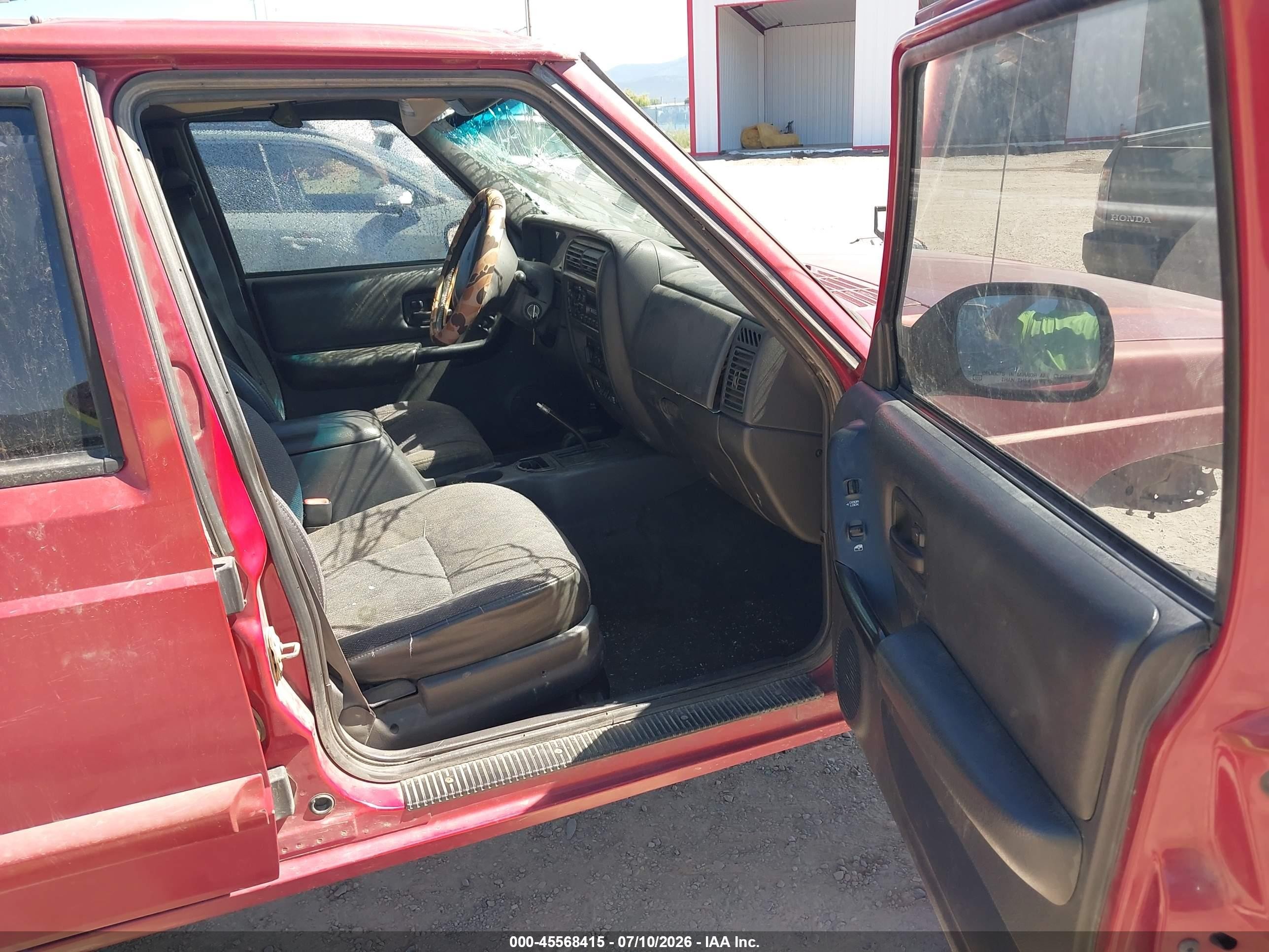 1999 Jeep Cherokee Classic/sport Red vin: 1J4FF68S7XL534181
