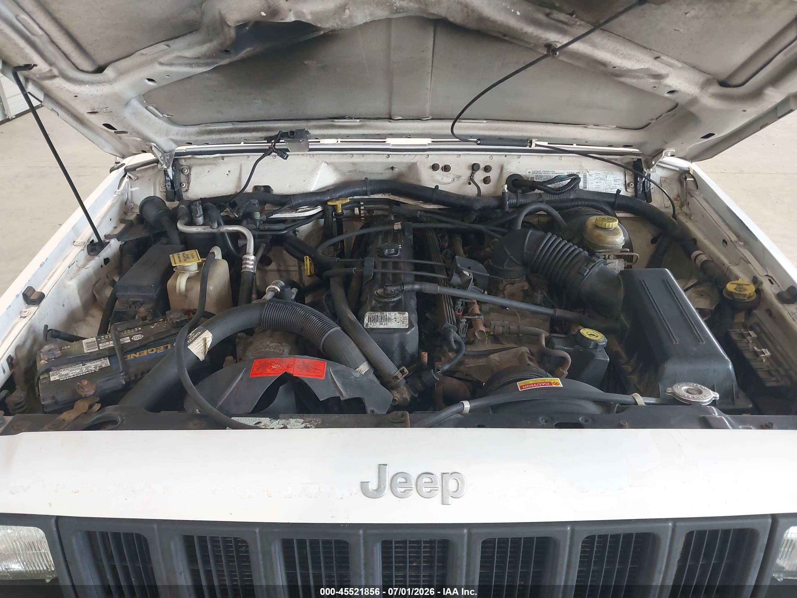 1999 Jeep Cherokee Classic/sport Белый vin: 1J4FF68S7XL561087