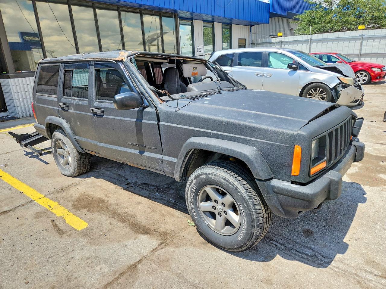 1999 Jeep Cherokee Sport Black vin: 1J4FF68S7XL624625