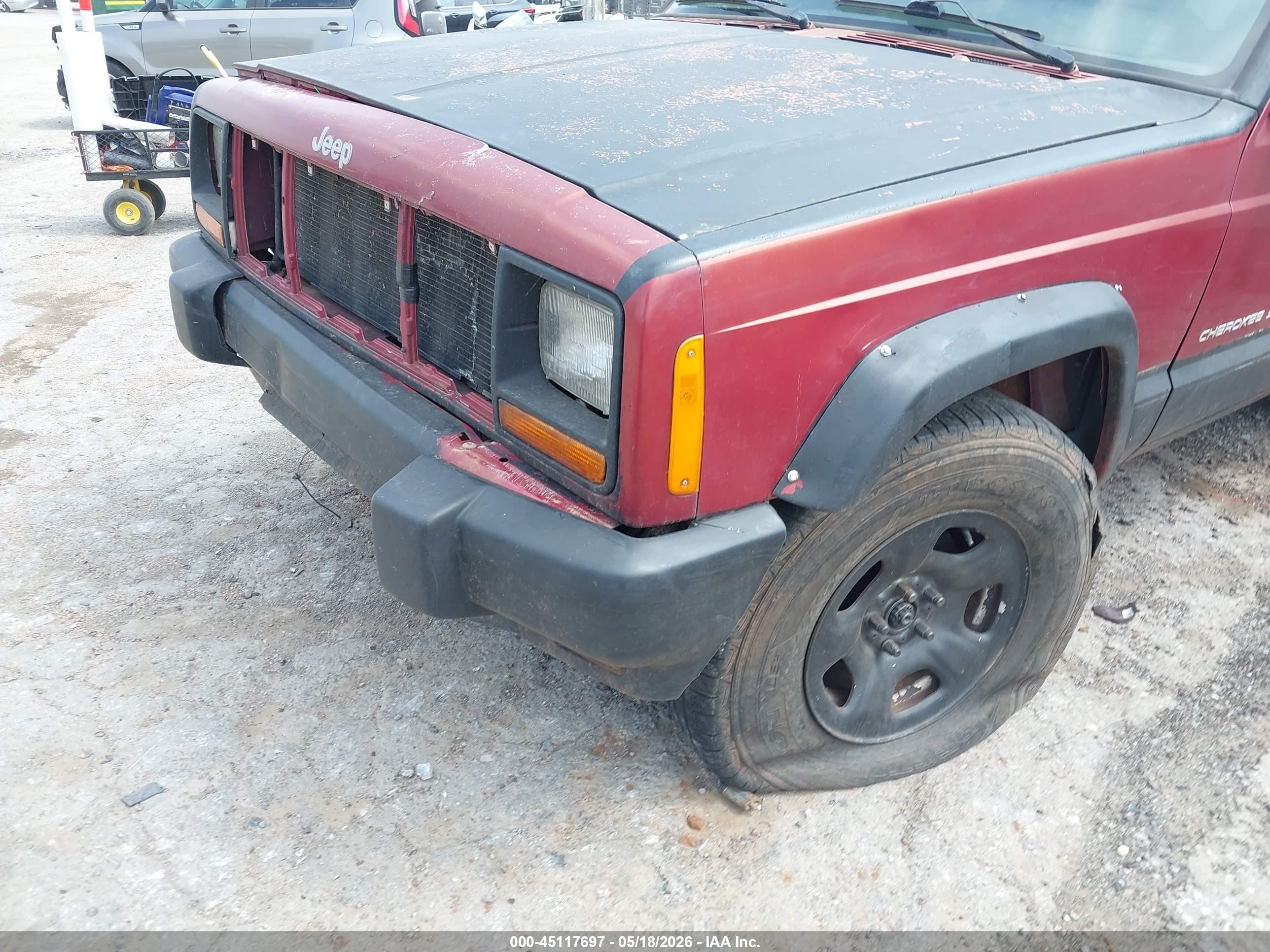1999 Jeep Cherokee Classic/sport Red vin: 1J4FF68S7XL632160
