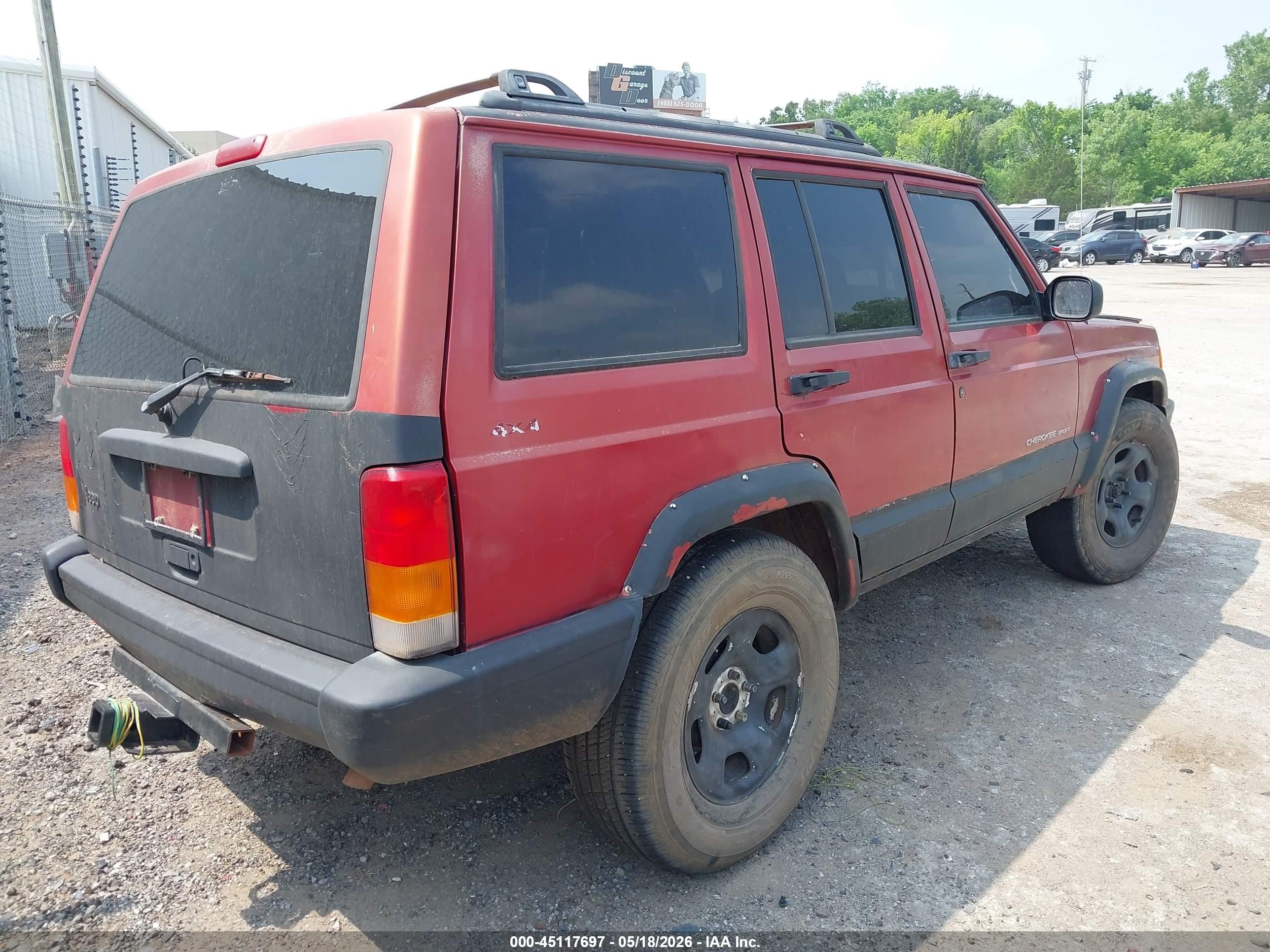 1999 Jeep Cherokee Classic/sport Red vin: 1J4FF68S7XL632160