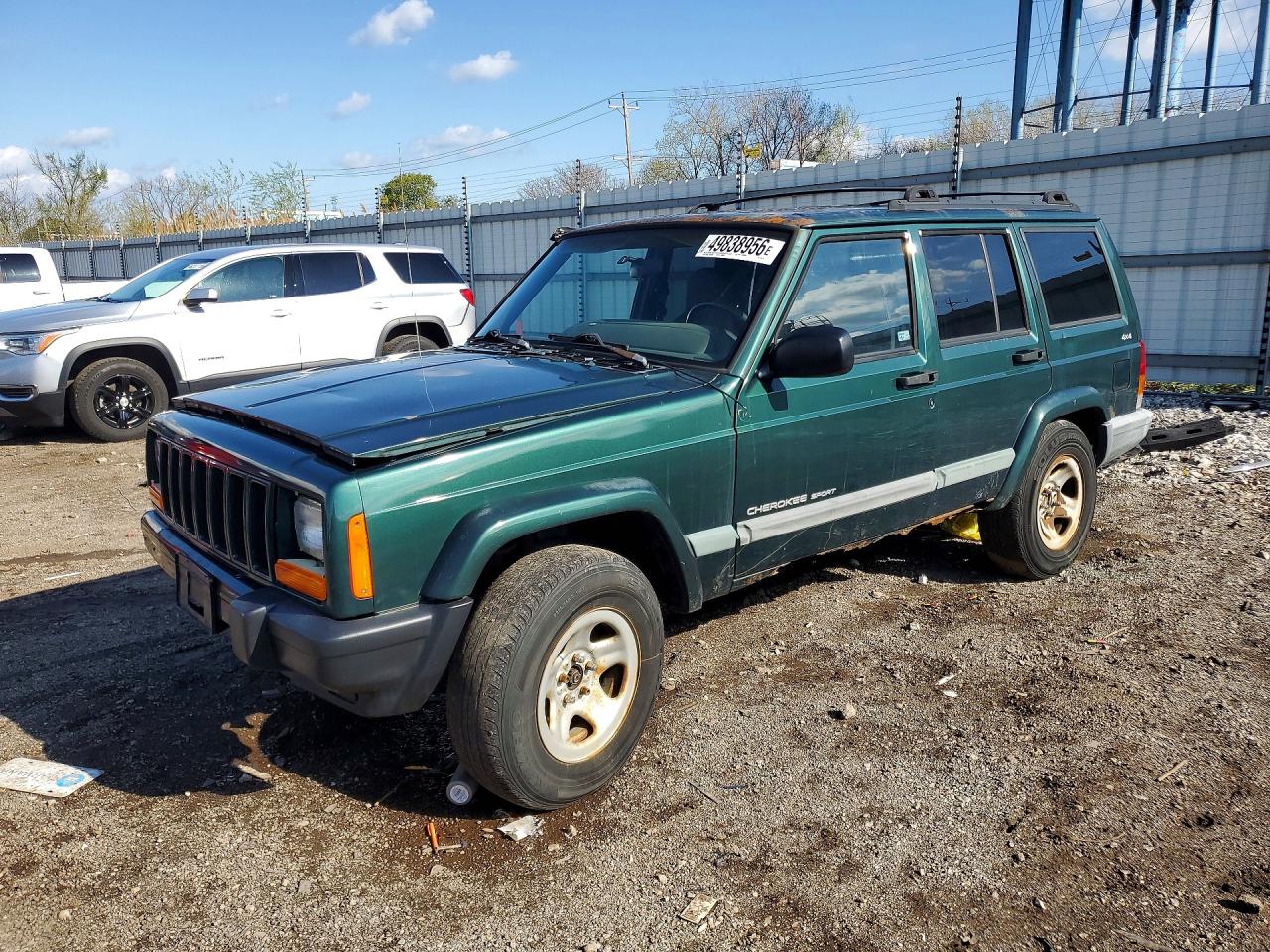 1999 Jeep Cherokee Зеленый vin: 1J4FF68S7XL634765