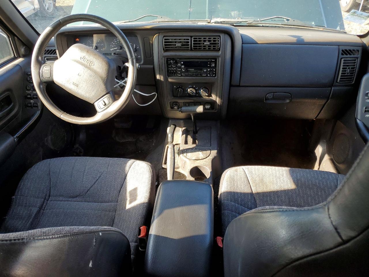 1999 Jeep Cherokee Green vin: 1J4FF68S7XL634765