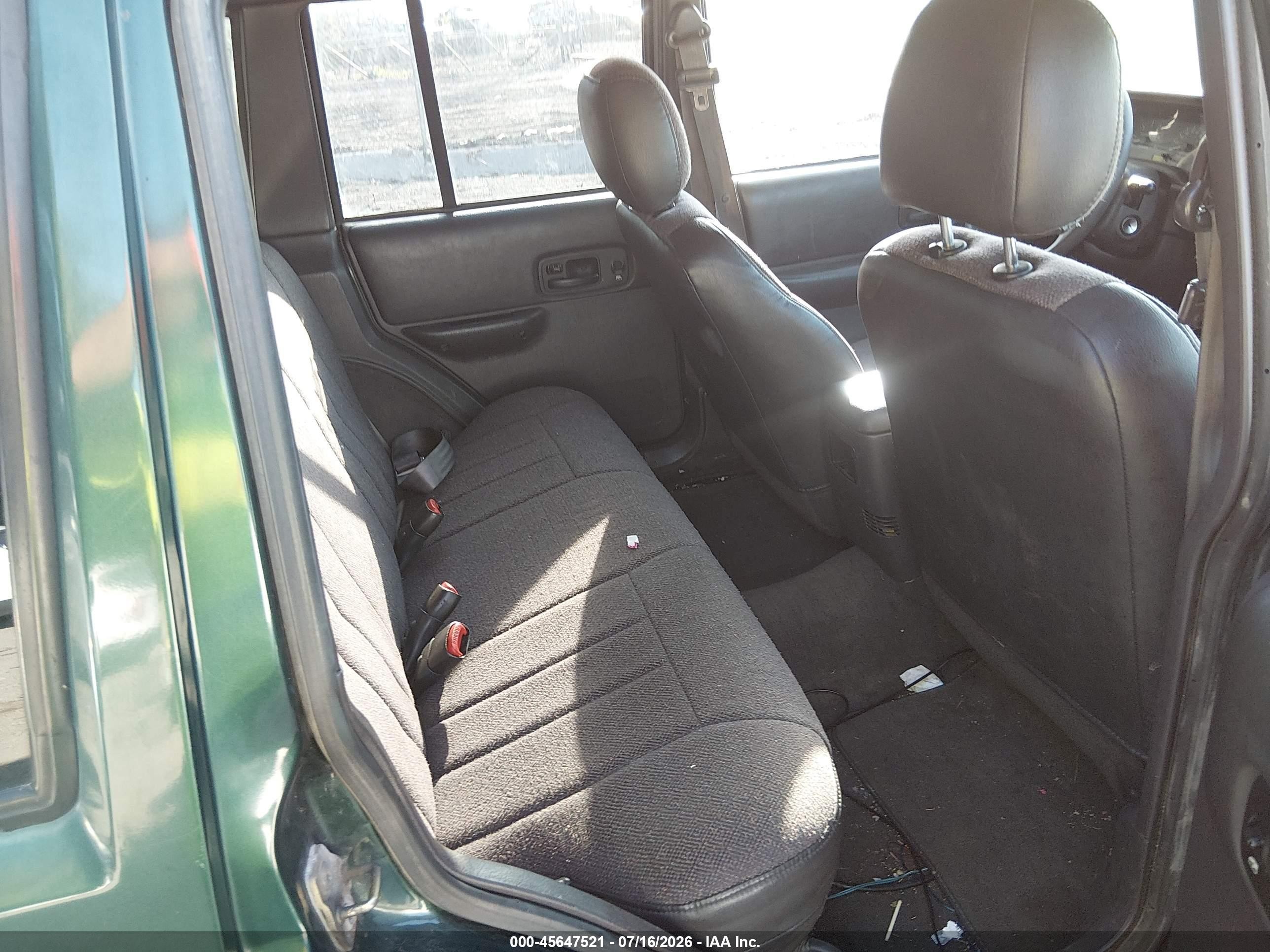 1999 Jeep Cherokee Classic/sport Green vin: 1J4FF68S8XL564631