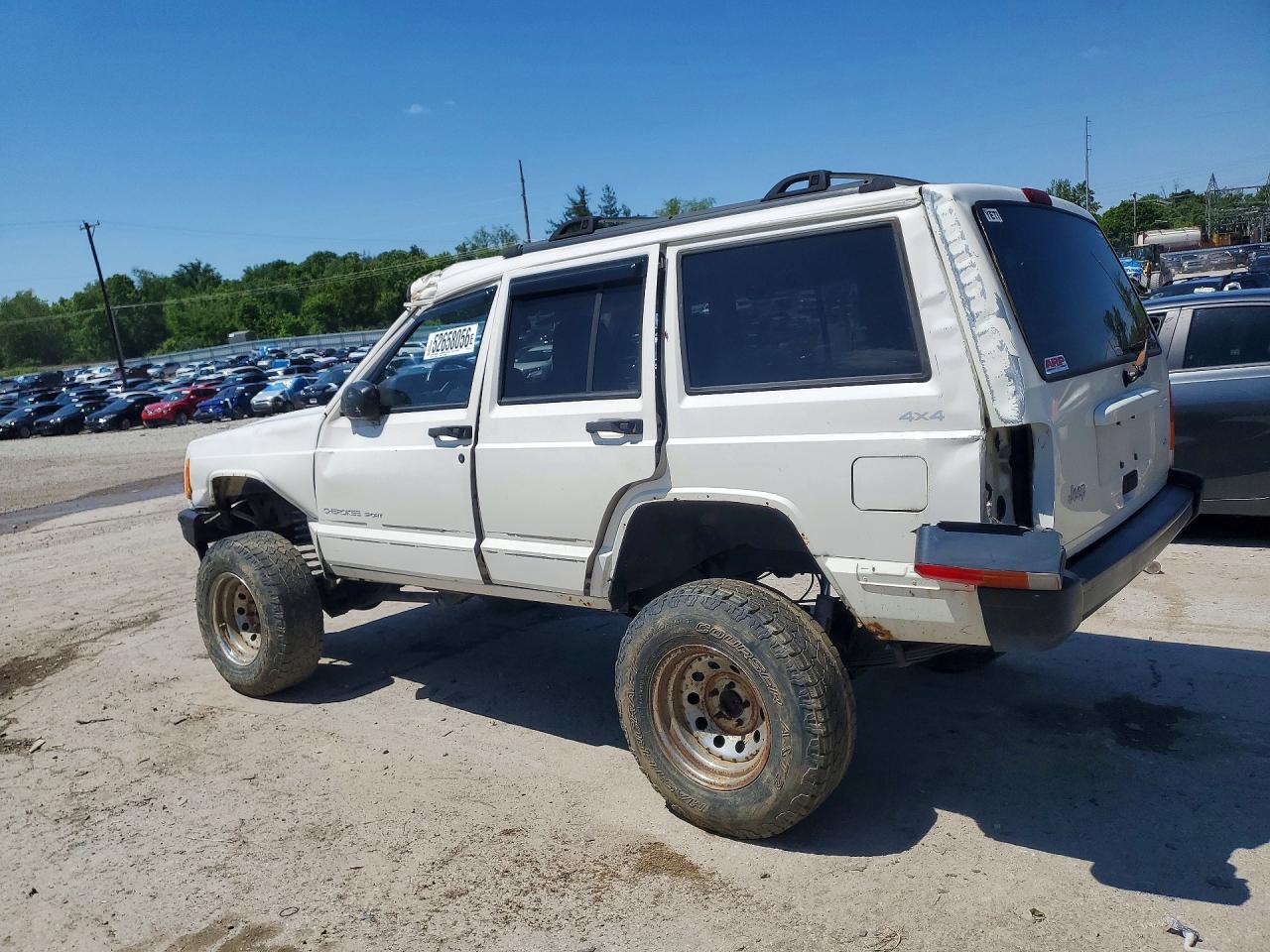 1999 Jeep Cherokee Sport White vin: 1J4FF68S9XL521111