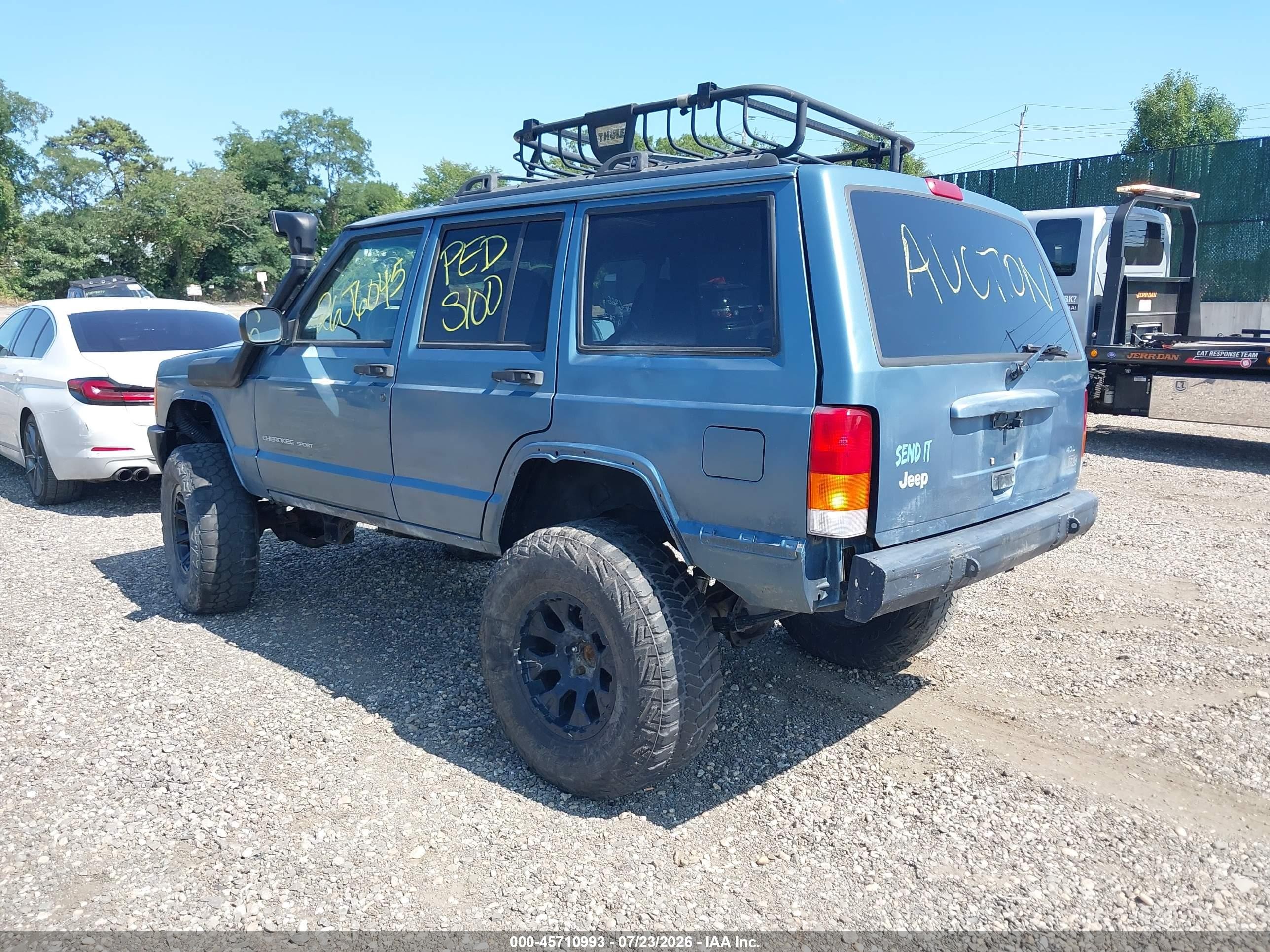 1999 Jeep Cherokee Classic/sport Blue vin: 1J4FF68S9XL551063
