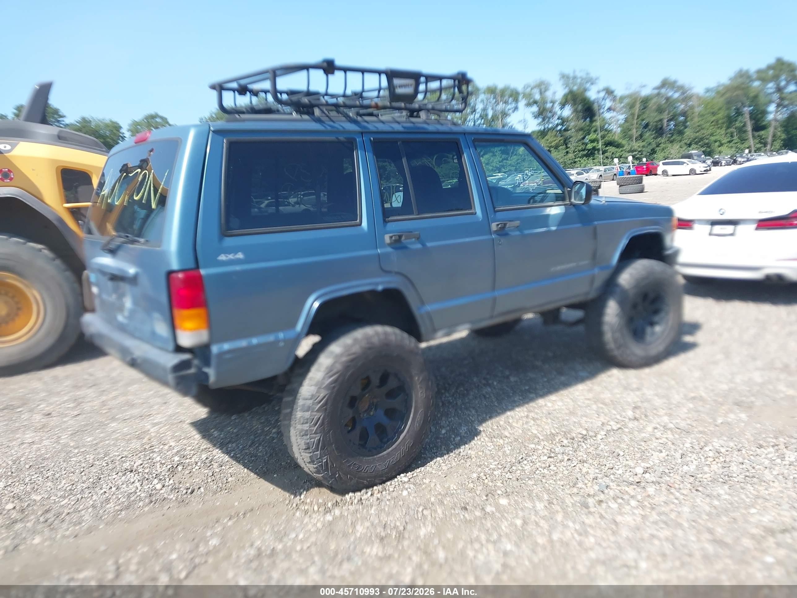 1999 Jeep Cherokee Classic/sport Blue vin: 1J4FF68S9XL551063