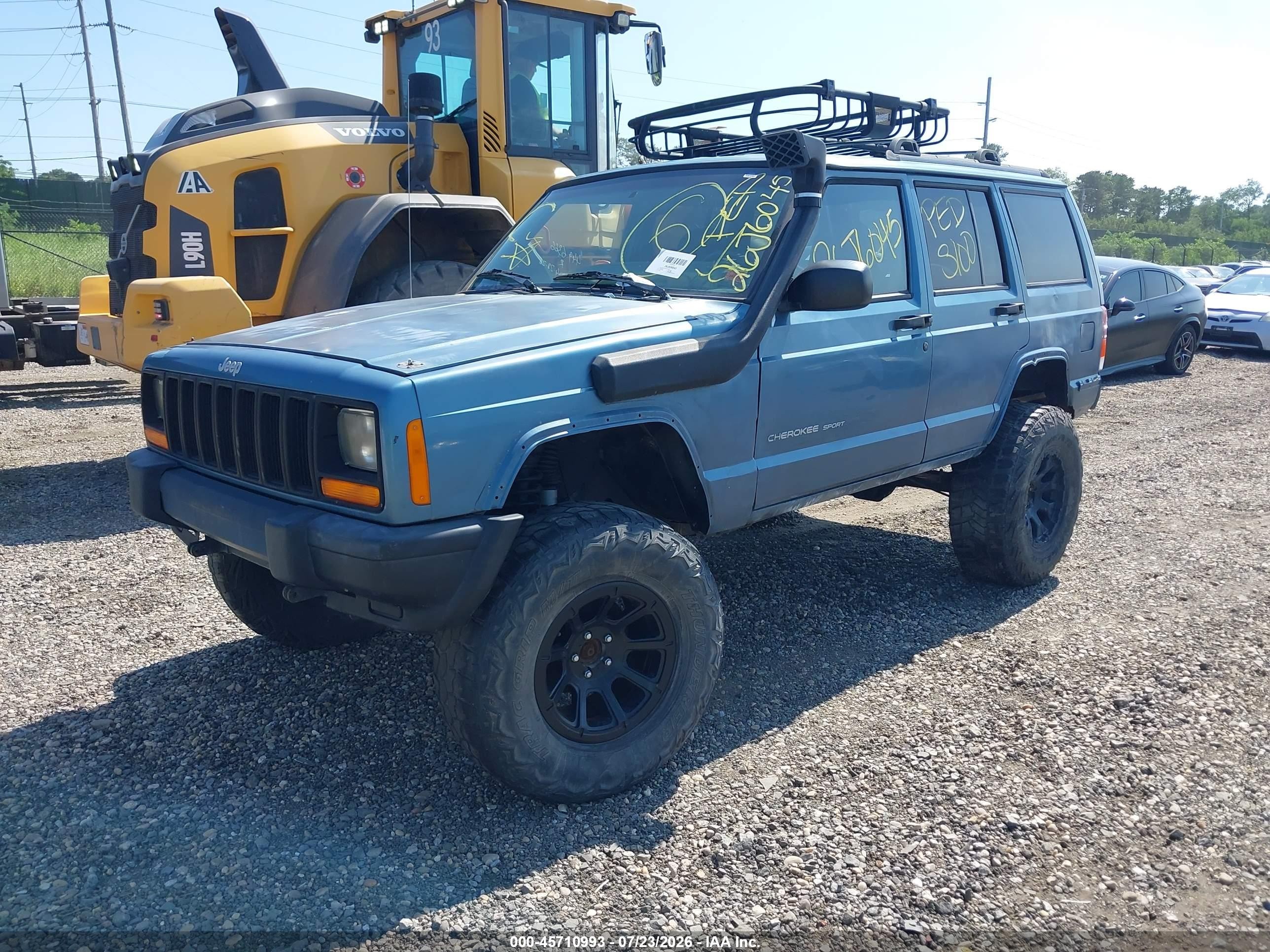 1999 Jeep Cherokee Classic/sport Blue vin: 1J4FF68S9XL551063
