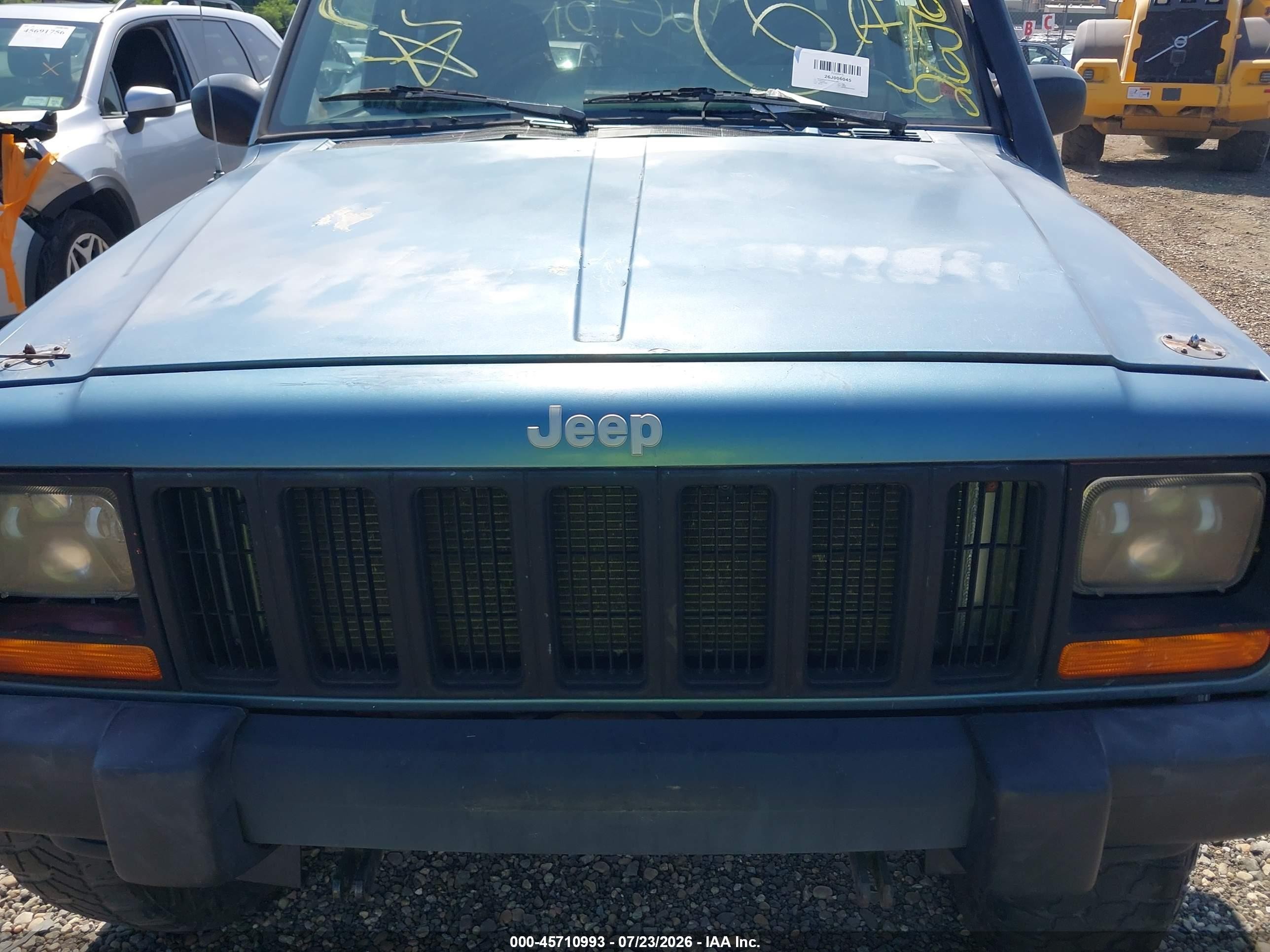 1999 Jeep Cherokee Classic/sport Blue vin: 1J4FF68S9XL551063