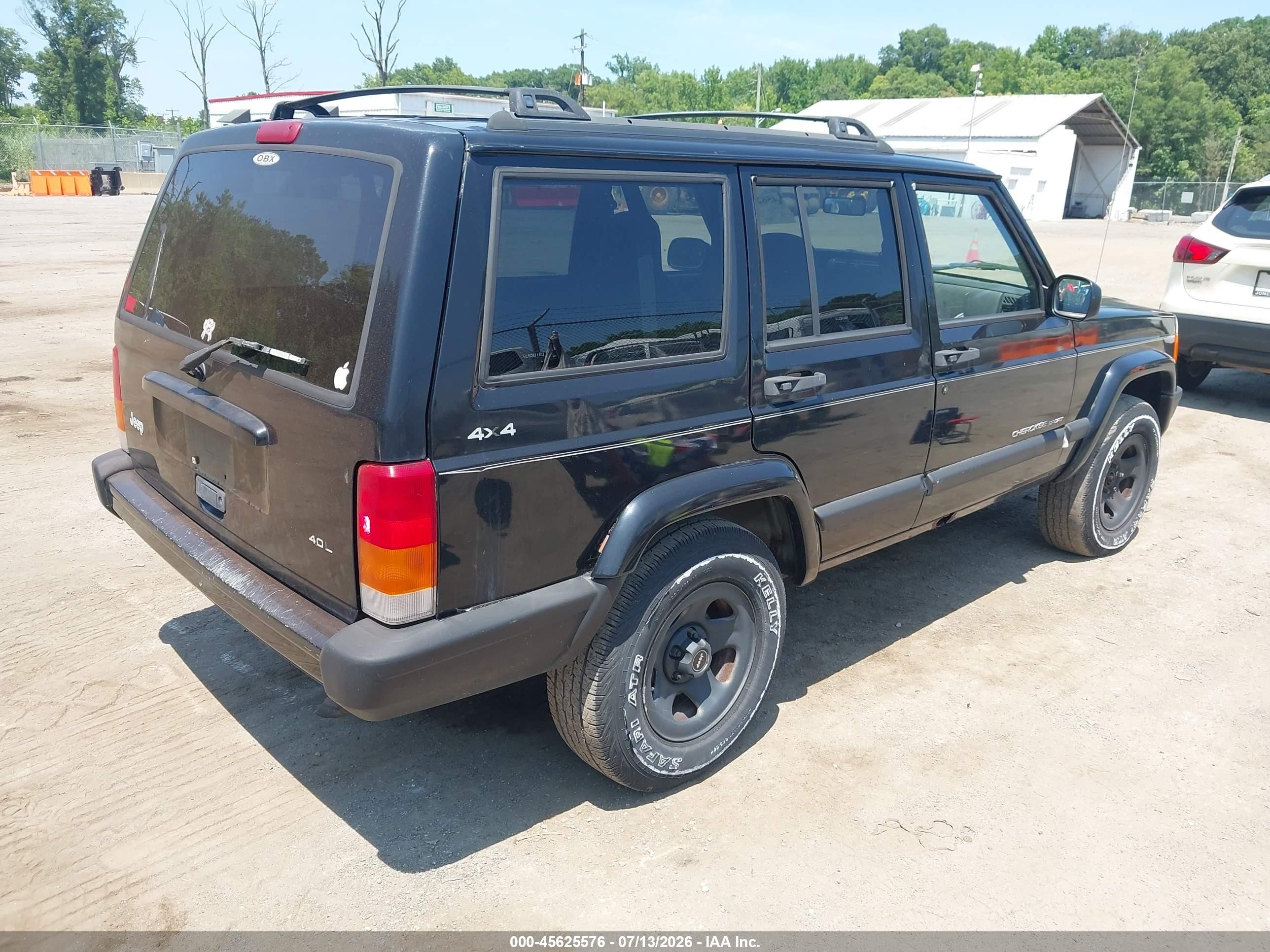 1999 Jeep Cherokee Classic/sport Black vin: 1J4FF68S9XL630183