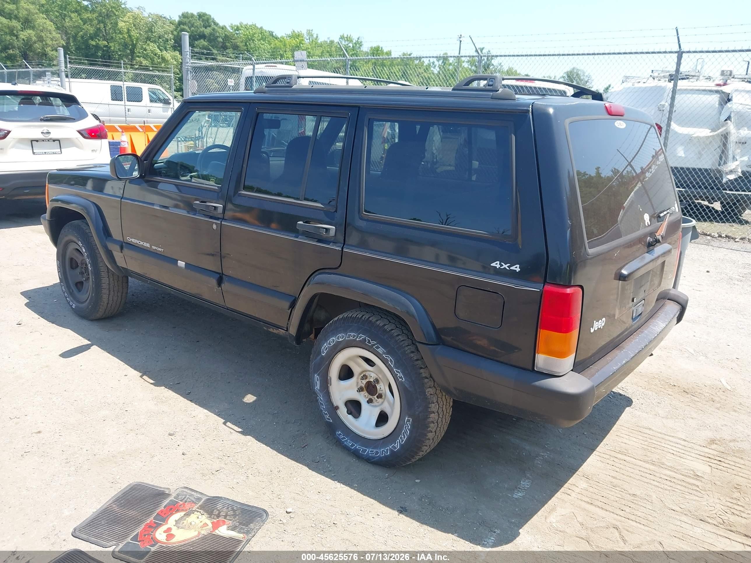 1999 Jeep Cherokee Classic/sport Black vin: 1J4FF68S9XL630183
