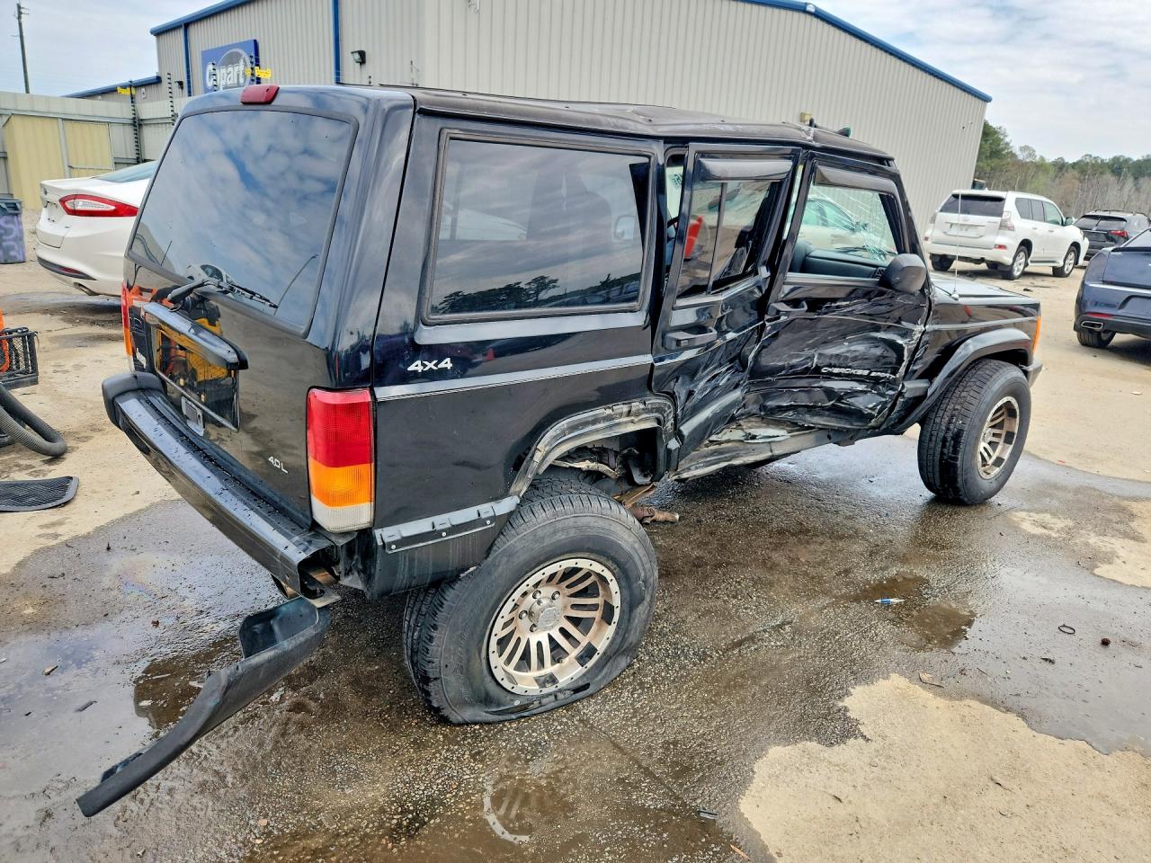 1999 Jeep Cherokee Sport Black vin: 1J4FF68S9XL652362