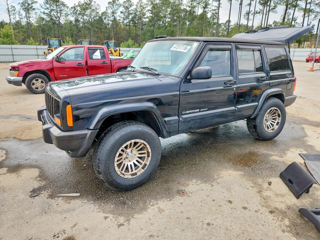 1999 Jeep Cherokee Sport Black vin: 1J4FF68S9XL652362