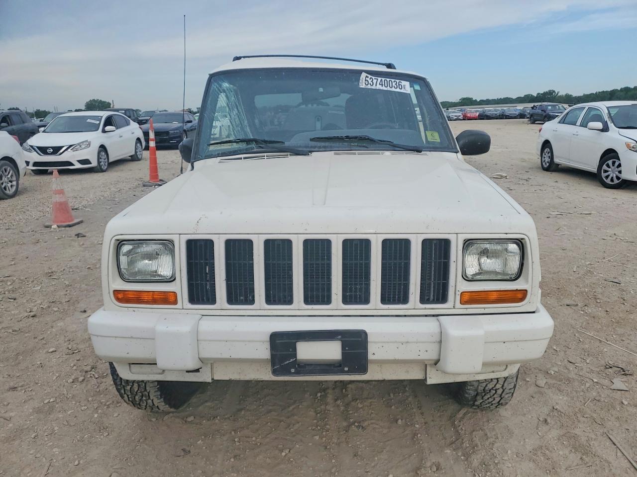 1999 Jeep Cherokee Sport White vin: 1J4FF68S9XL677827