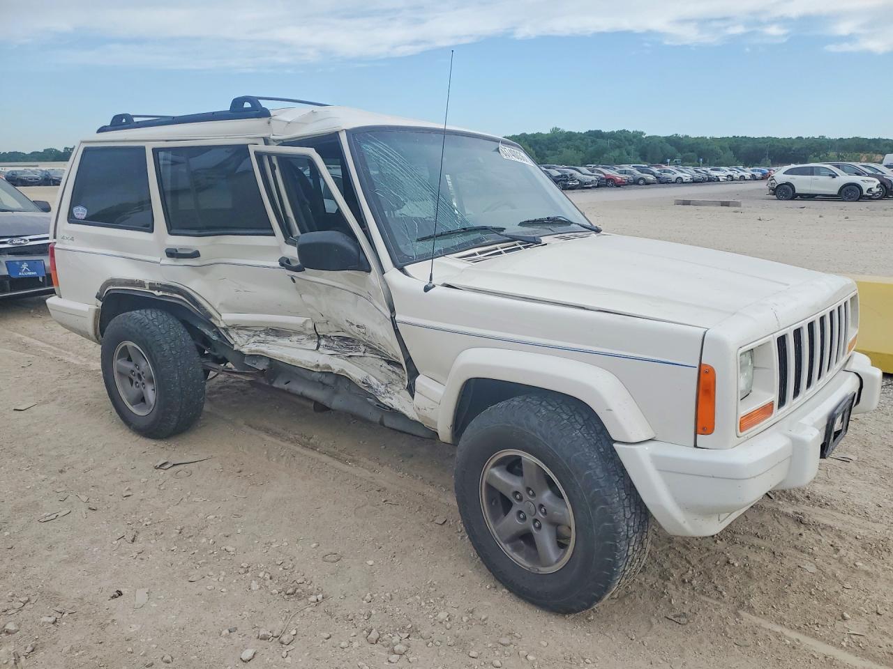 1999 Jeep Cherokee Sport White vin: 1J4FF68S9XL677827