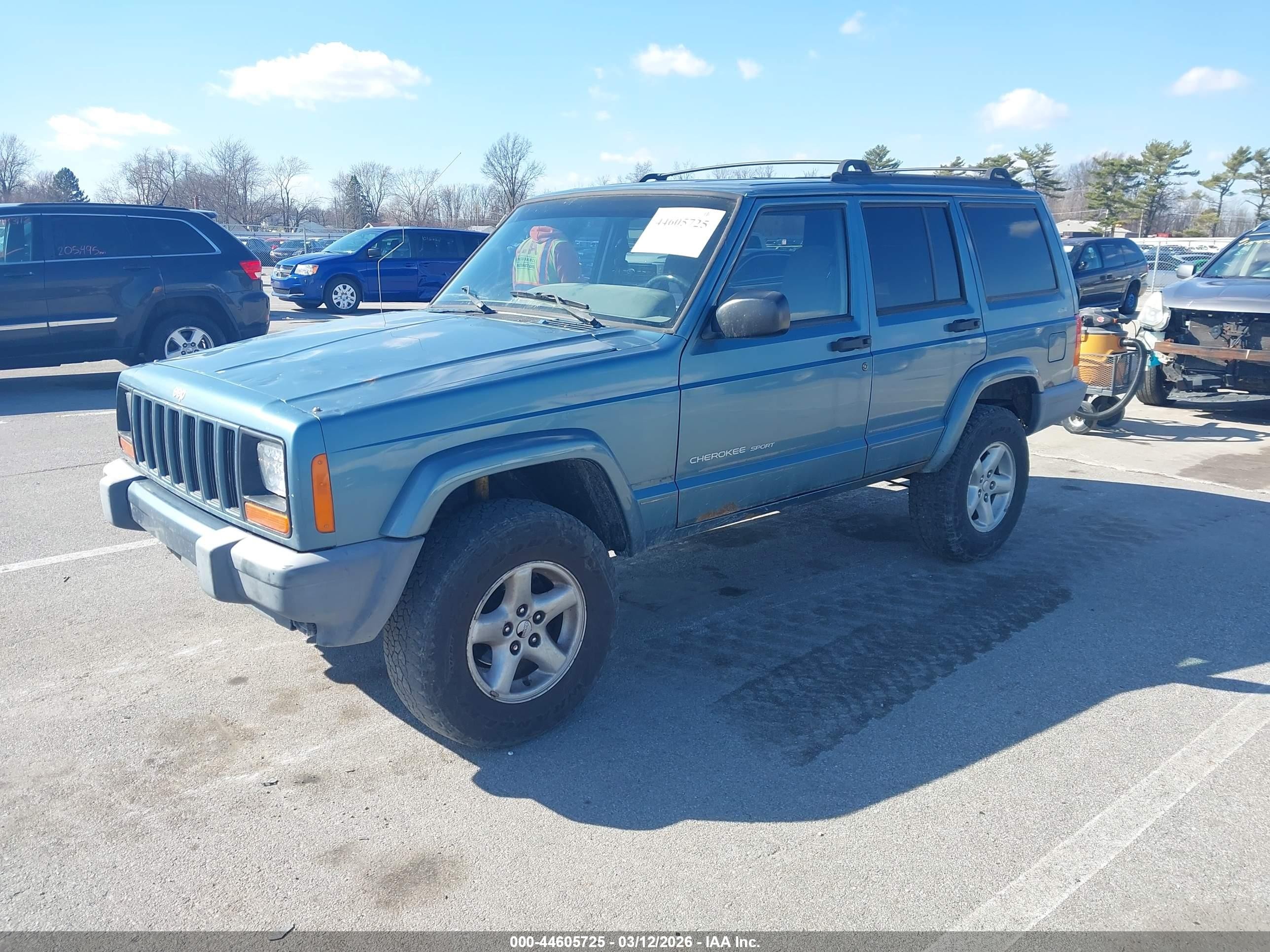 1999 Jeep Cherokee Classic/sport Blue vin: 1J4FF68SXXL659000