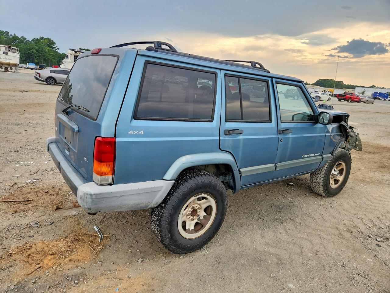 1999 Jeep Cherokee Sport Blue vin: 1J4FF68SXXL660440