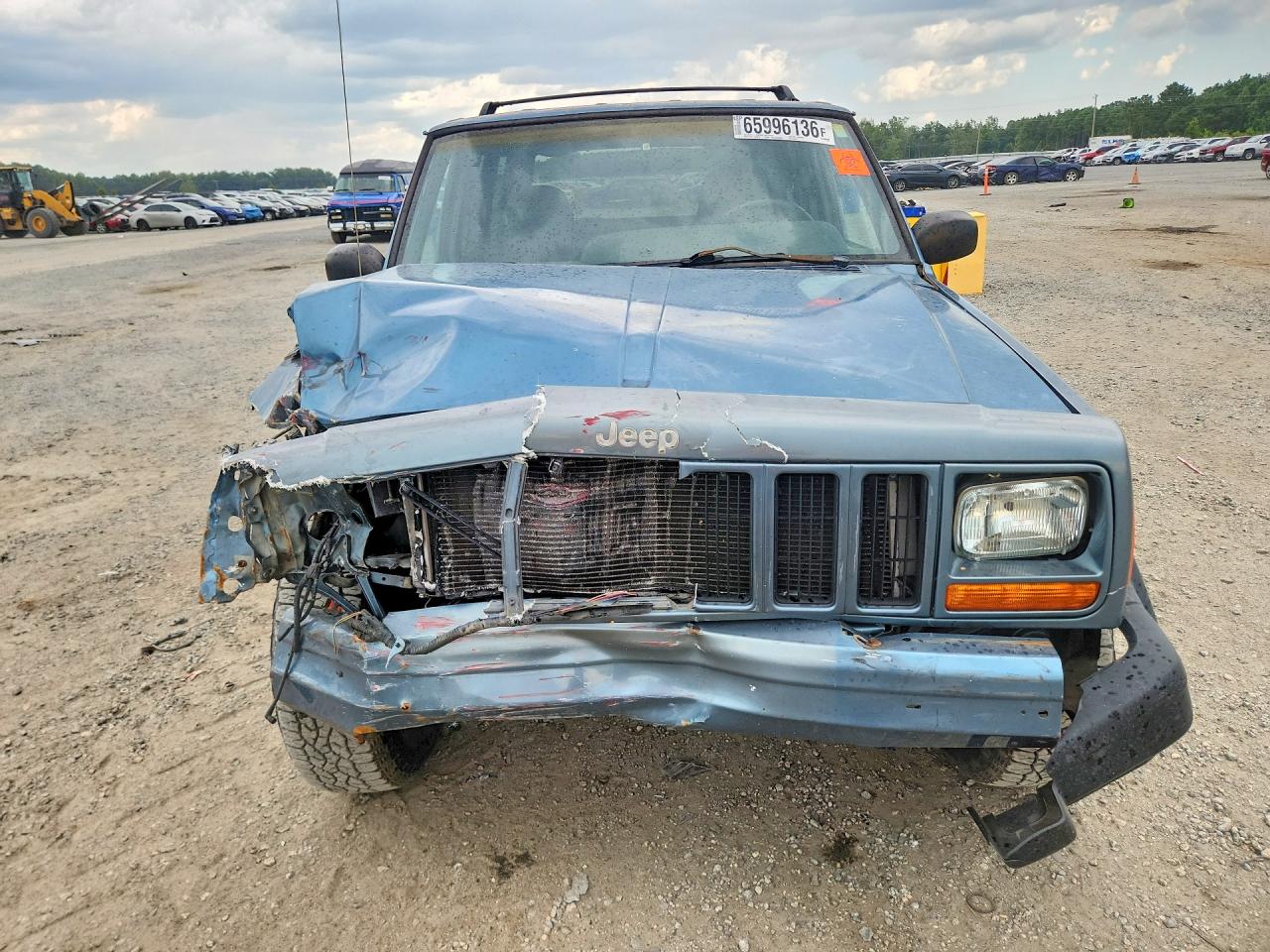 1999 Jeep Cherokee Sport Blue vin: 1J4FF68SXXL660440