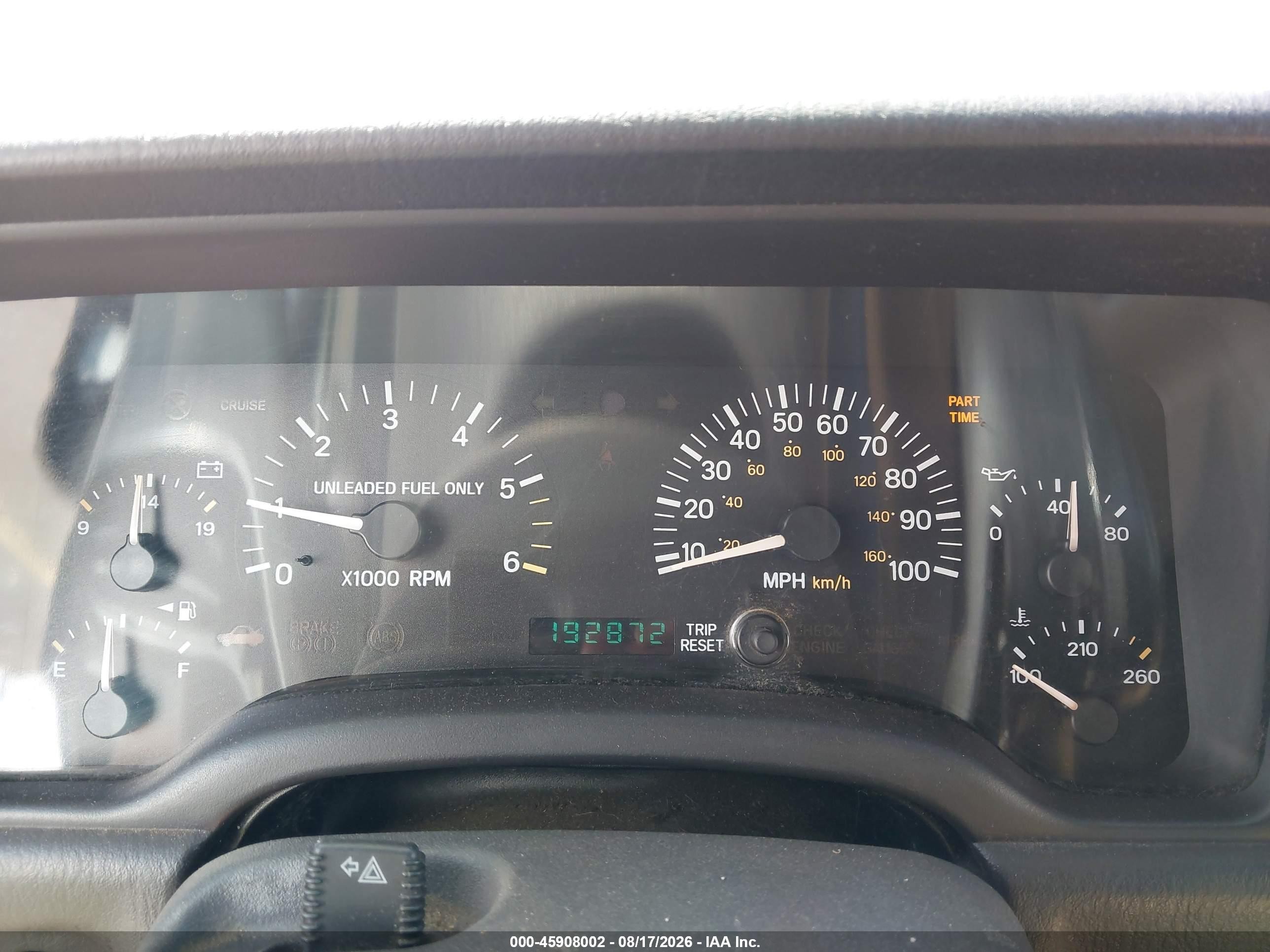 1999 Jeep Cherokee Limited Green vin: 1J4FF78S6XL537398