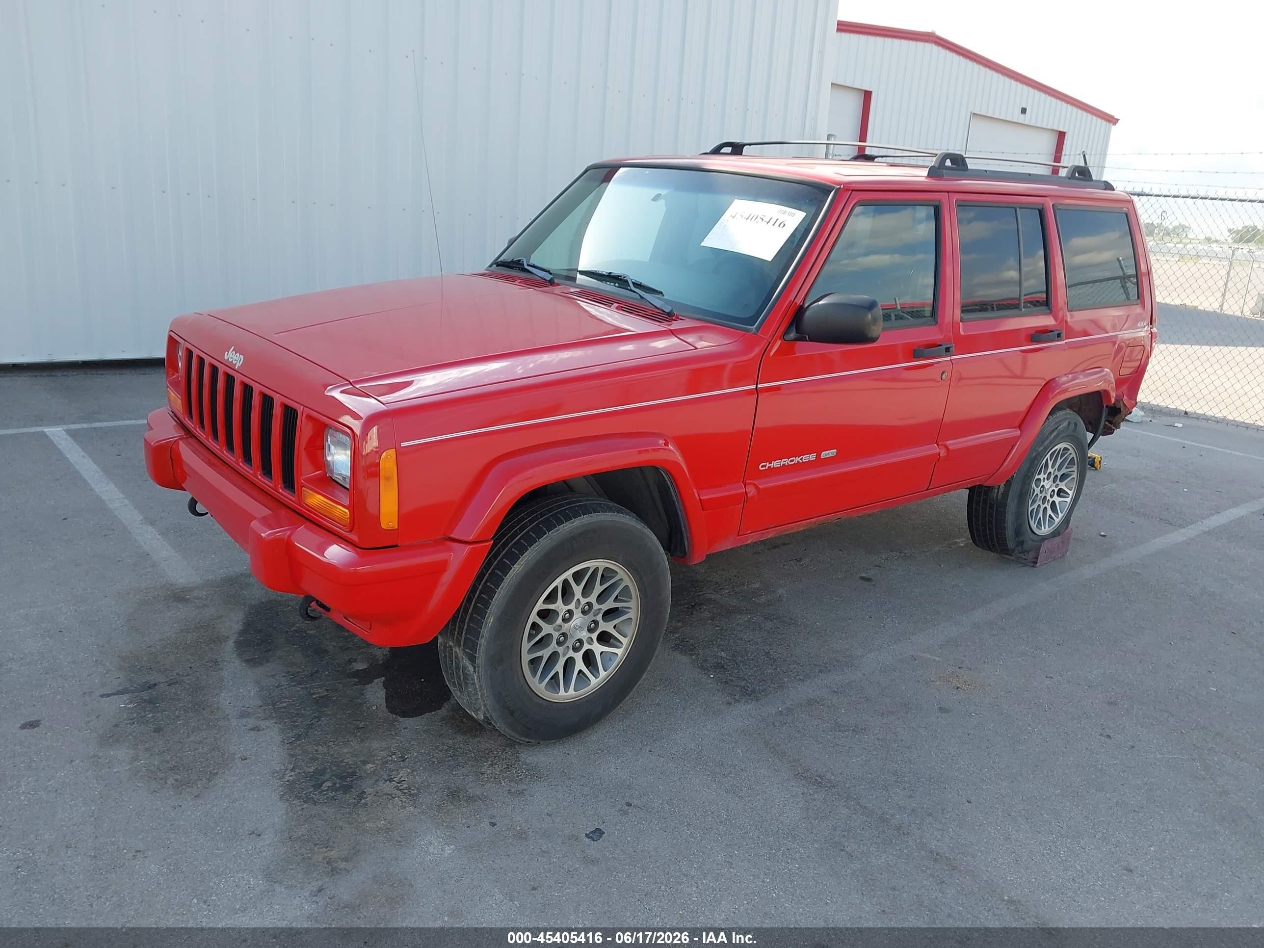 1999 Jeep Cherokee Classic Red vin: 1J4FF78SXXL528249