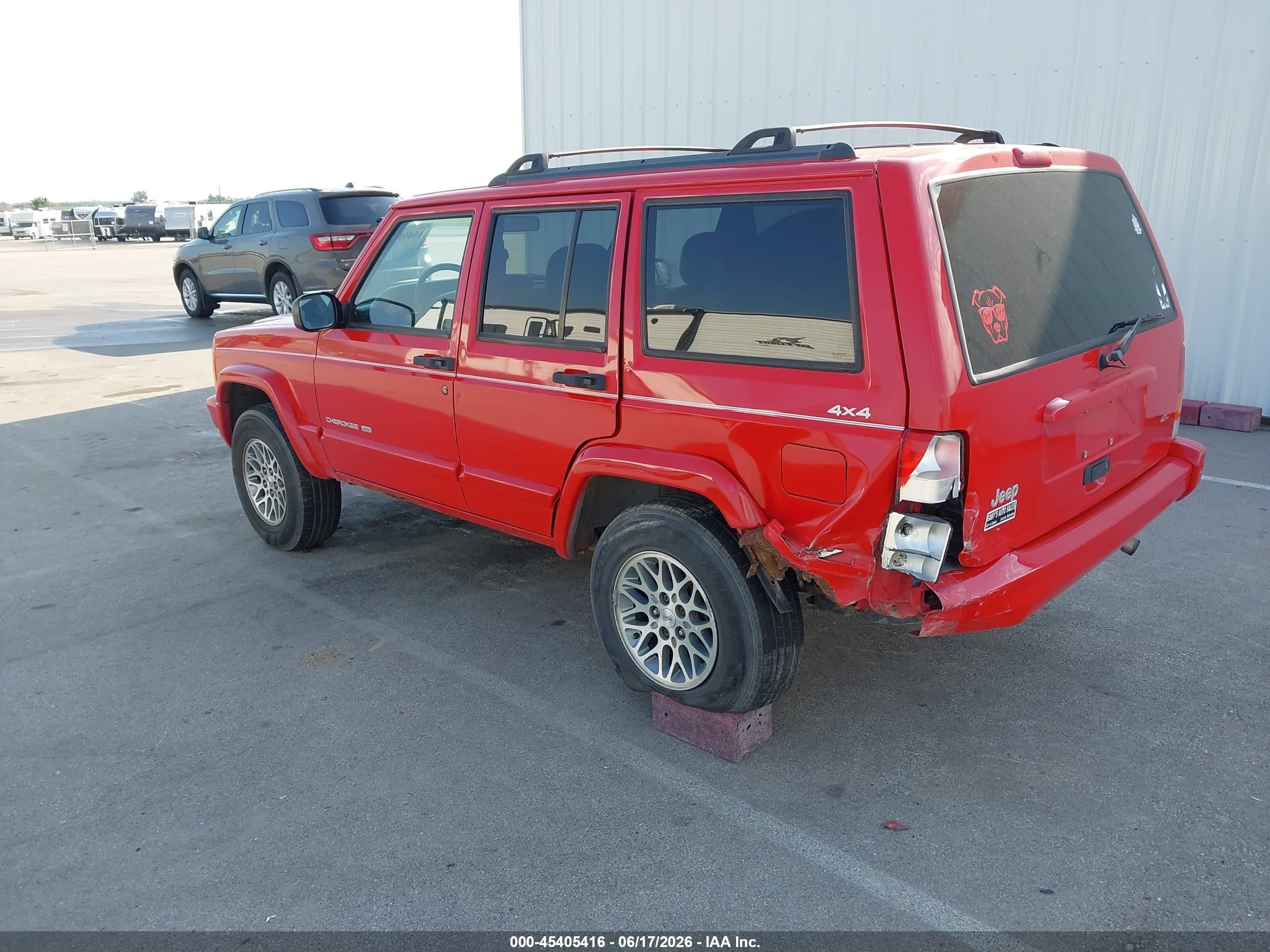 1999 Jeep Cherokee Classic Red vin: 1J4FF78SXXL528249