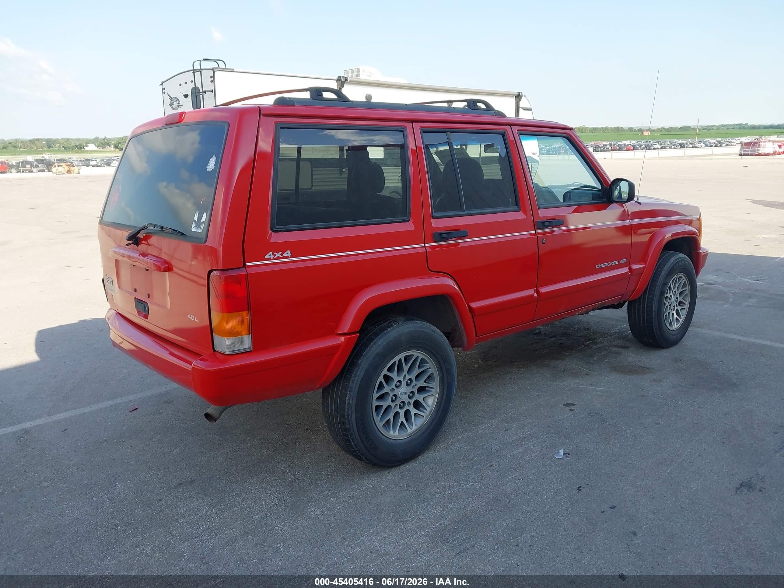 1999 Jeep Cherokee Classic Red vin: 1J4FF78SXXL528249