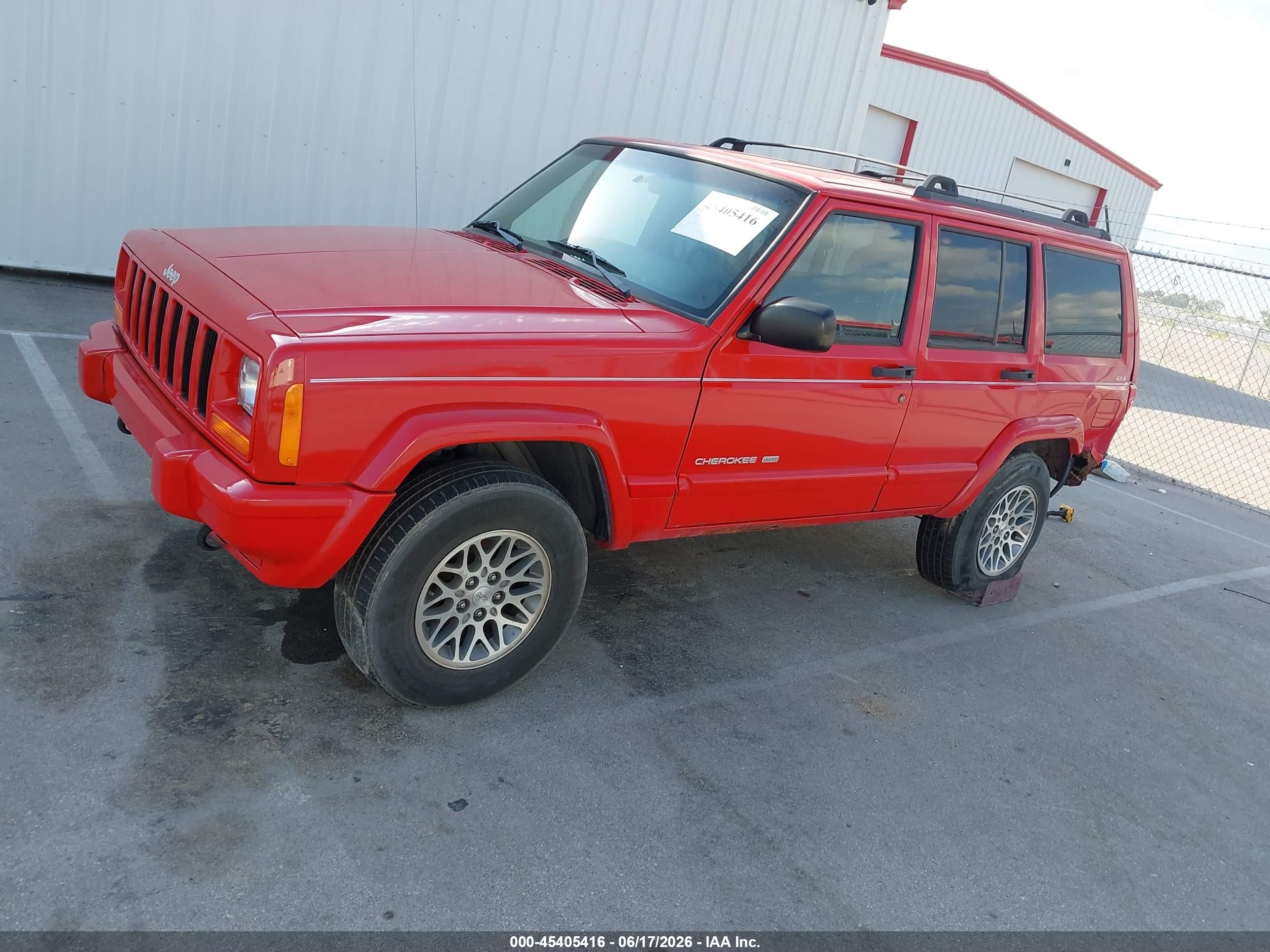 1999 Jeep Cherokee Classic Red vin: 1J4FF78SXXL528249