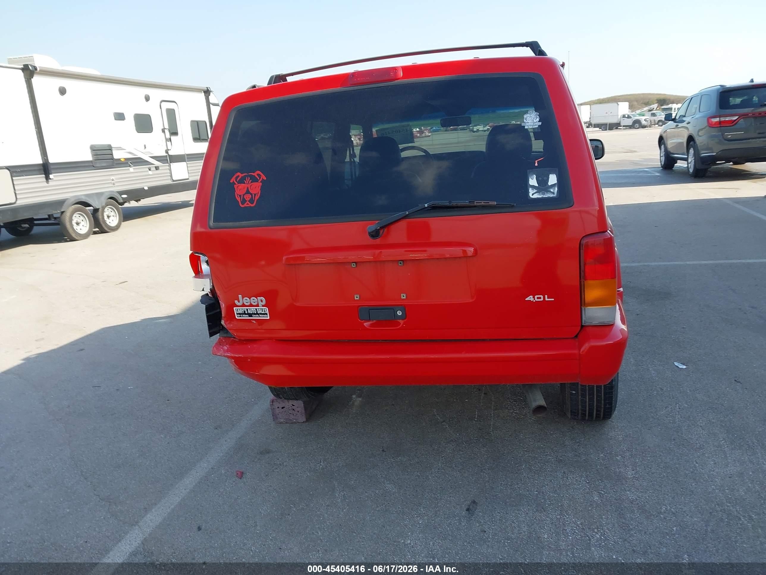 1999 Jeep Cherokee Classic Red vin: 1J4FF78SXXL528249