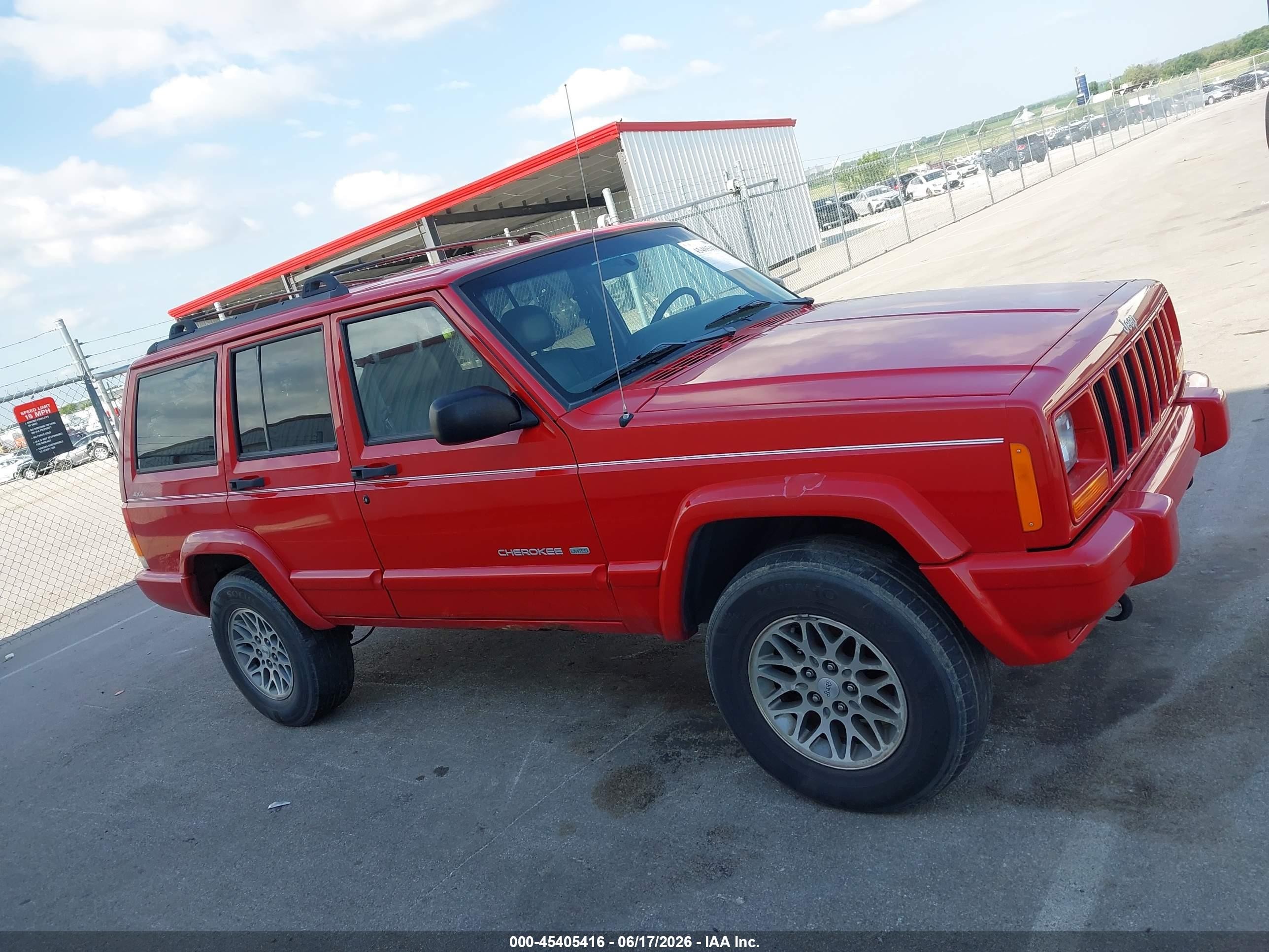 1999 Jeep Cherokee Classic Red vin: 1J4FF78SXXL528249